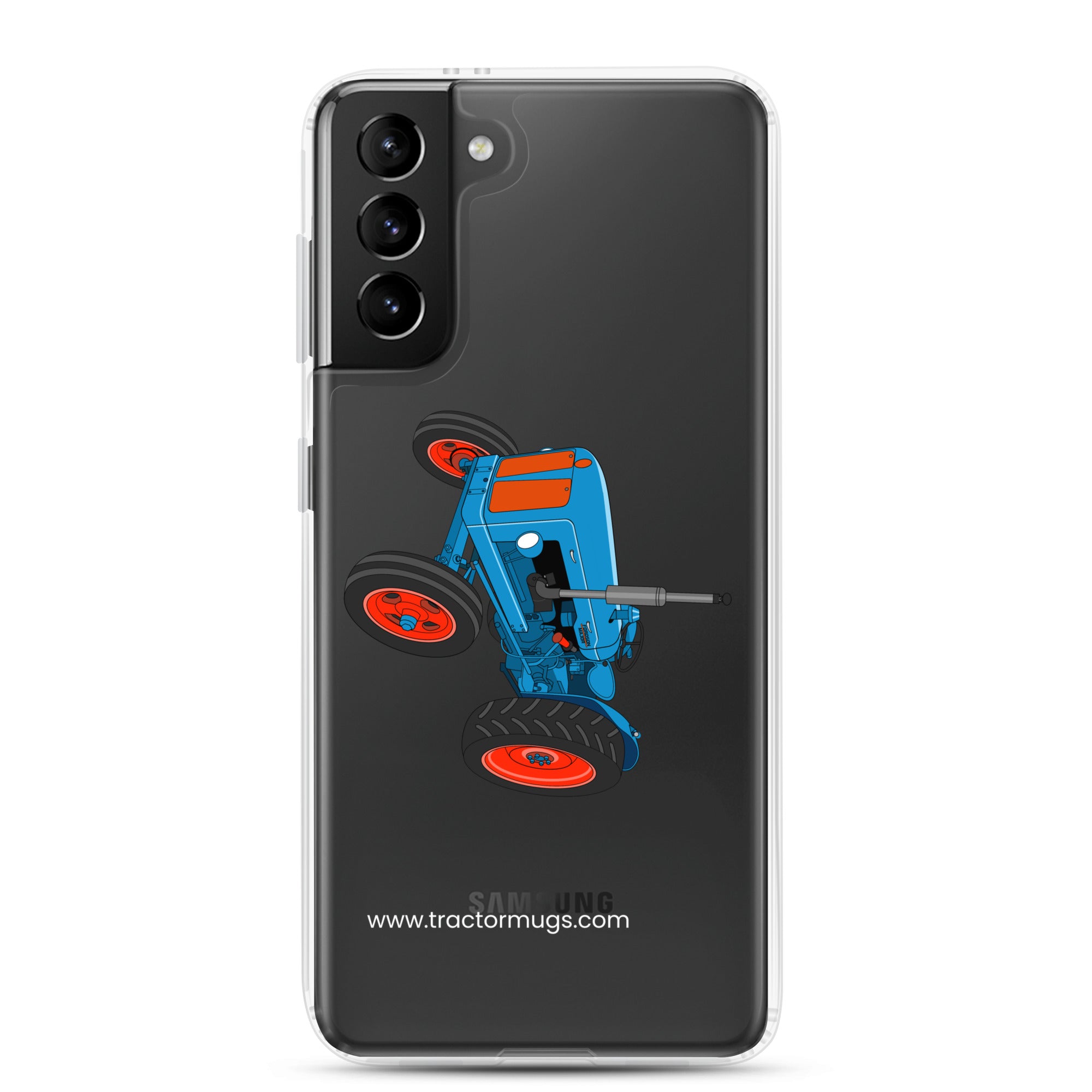 The Tractor Mugs Store Samsung Galaxy S21 Plus Fordson Super Dexta | Clear Case for Samsung® Quality Farmers Merch