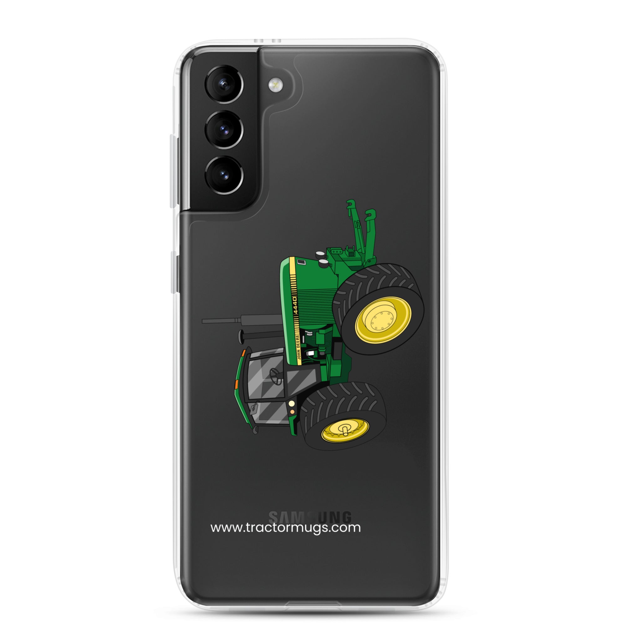 The Tractor Mugs Store Samsung Galaxy S21 Plus John Deere 4440 4WD | Clear Case for Samsung® Quality Farmers Merch