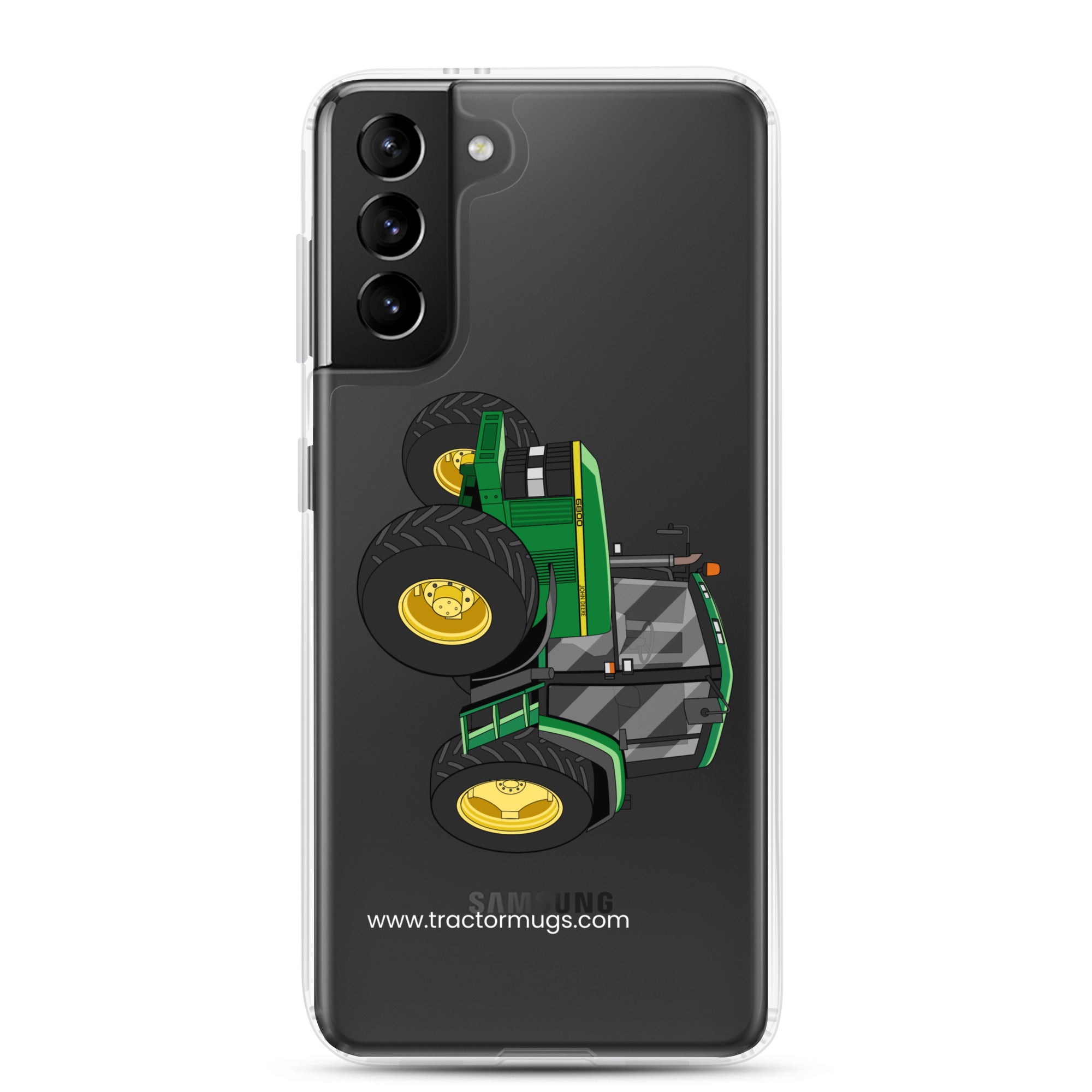 The Tractor Mugs Store Samsung Galaxy S21 Plus John Deere 6800 | Clear Case for Samsung® Quality Farmers Merch