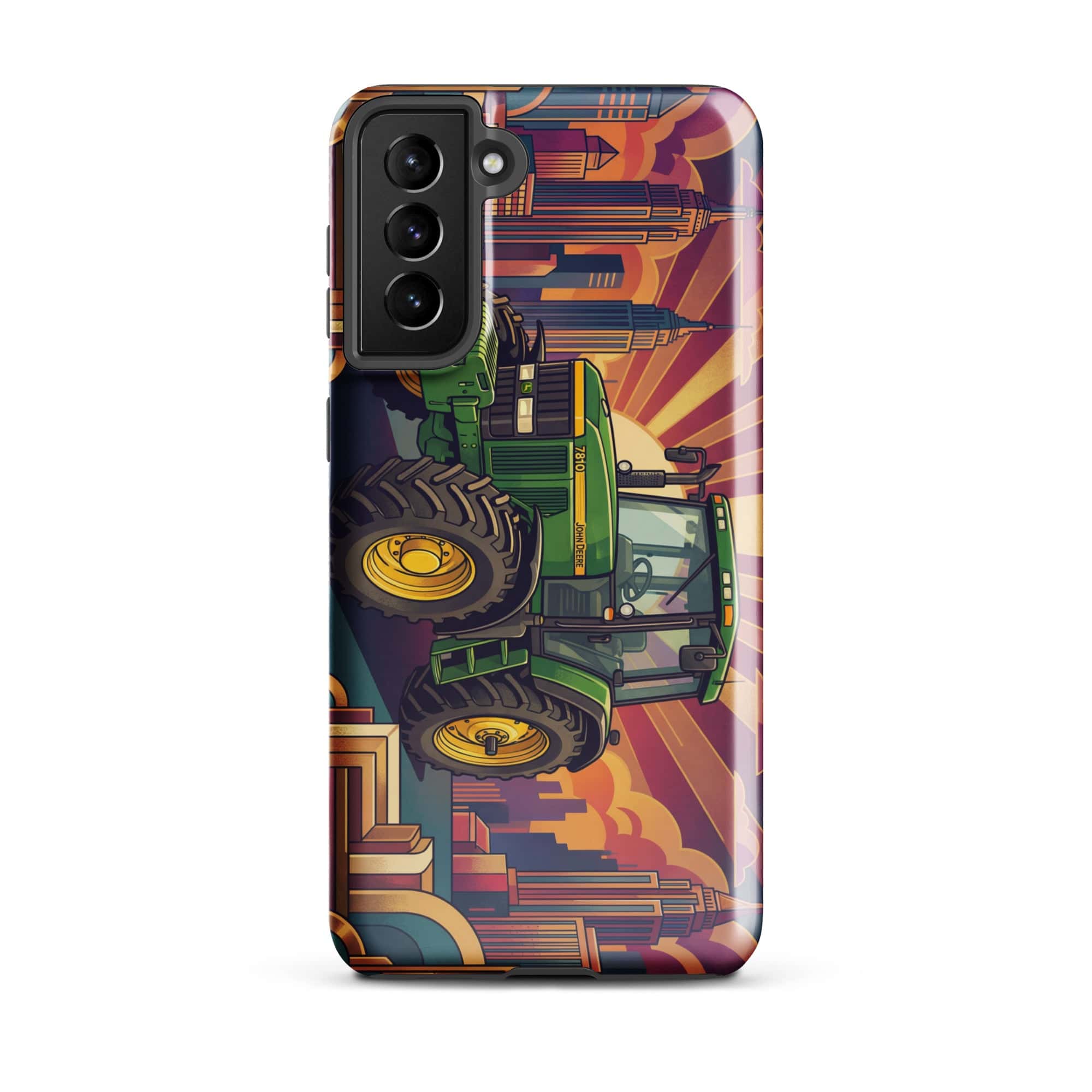 The Tractor Mugs Store Samsung Galaxy S21 Plus John Deere 7810 | Art Deco Tough case for Samsung® Quality Farmers Merch