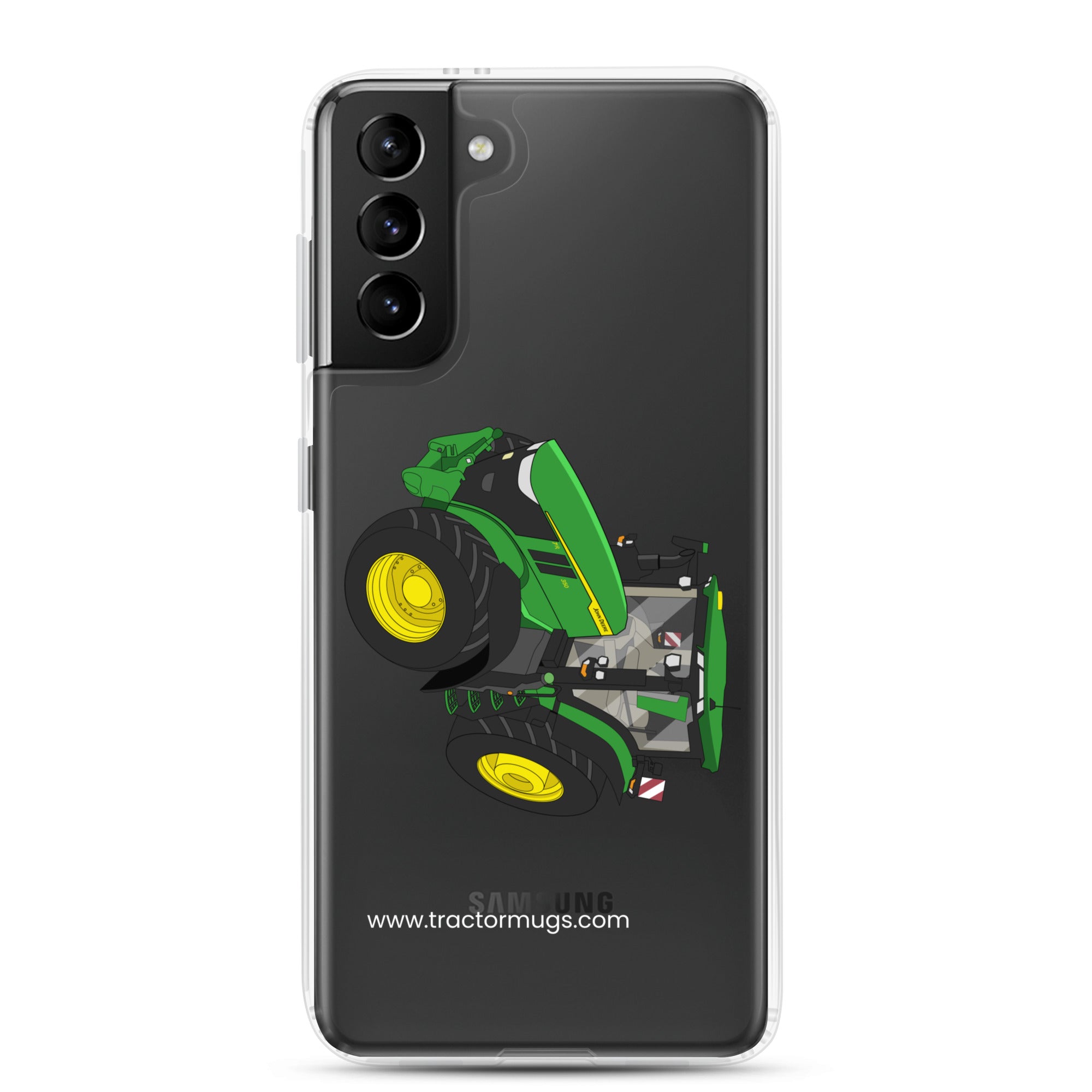 The Tractor Mugs Store Samsung Galaxy S21 Plus John Deere 7R 350 auto power | Clear Case for Samsung® Quality Farmers Merch