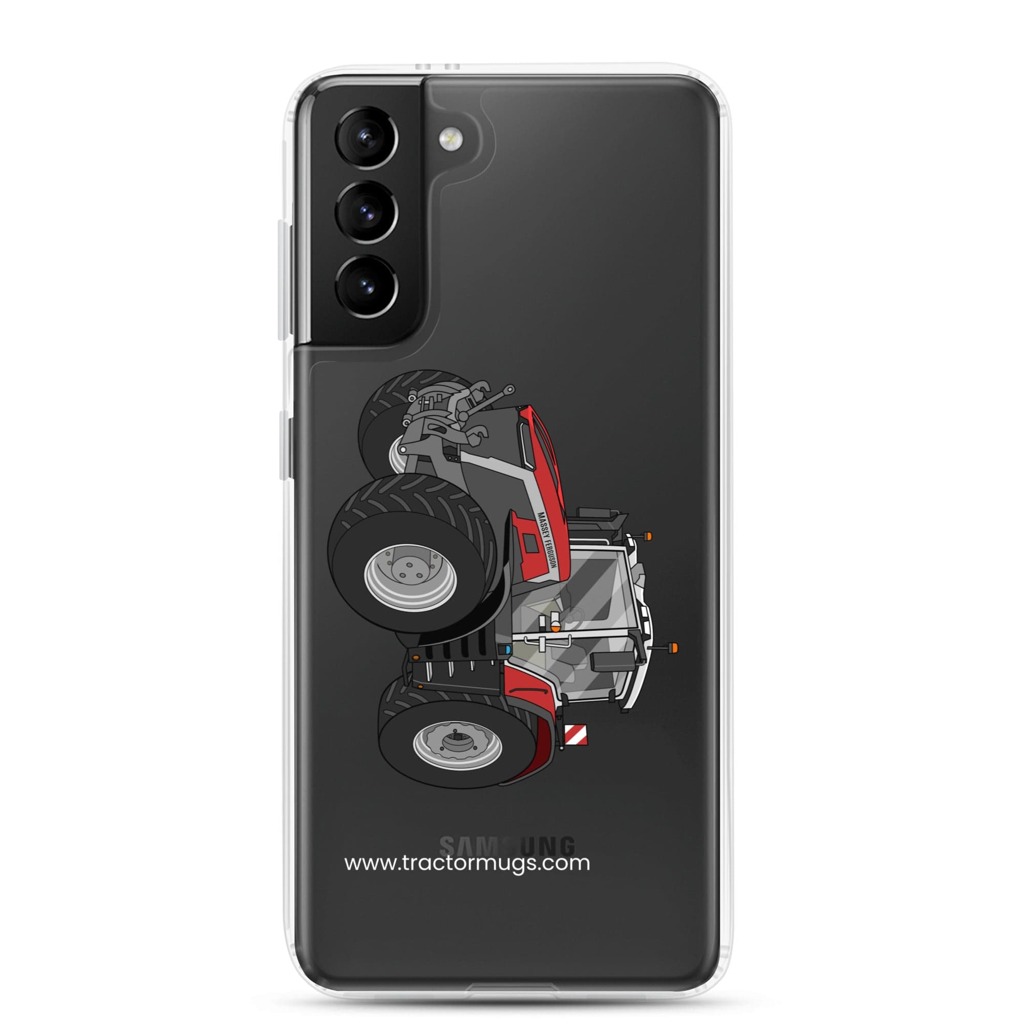 The Tractor Mugs Store Samsung Galaxy S21 Plus Massey Ferguson 9X | Clear Case for Samsung® Quality Farmers Merch