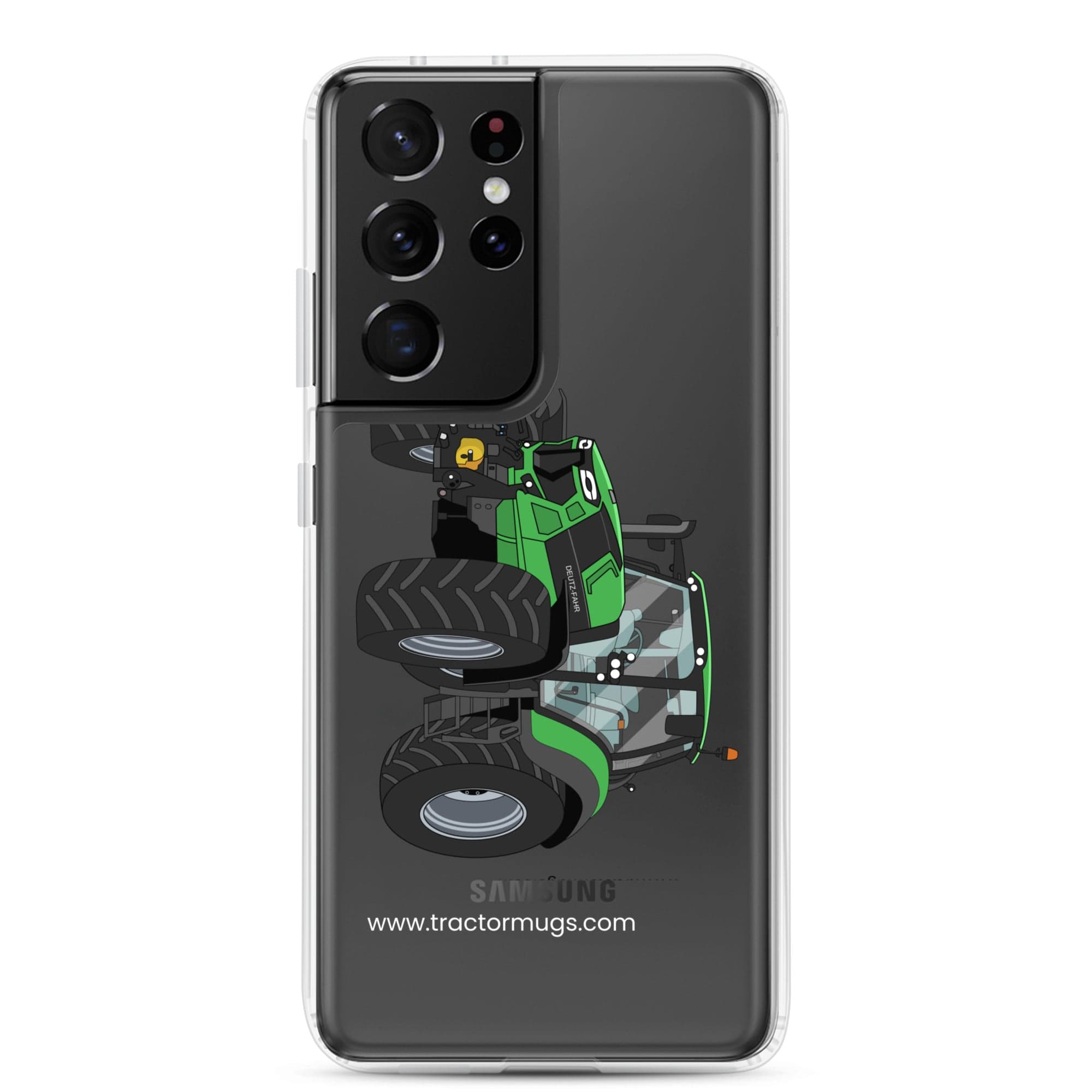 The Tractor Mugs Store Samsung Galaxy S21 Ultra Deutz - Fahr Agrotron 7250 Ttv | Clear Case for Samsung® Quality Farmers Merch