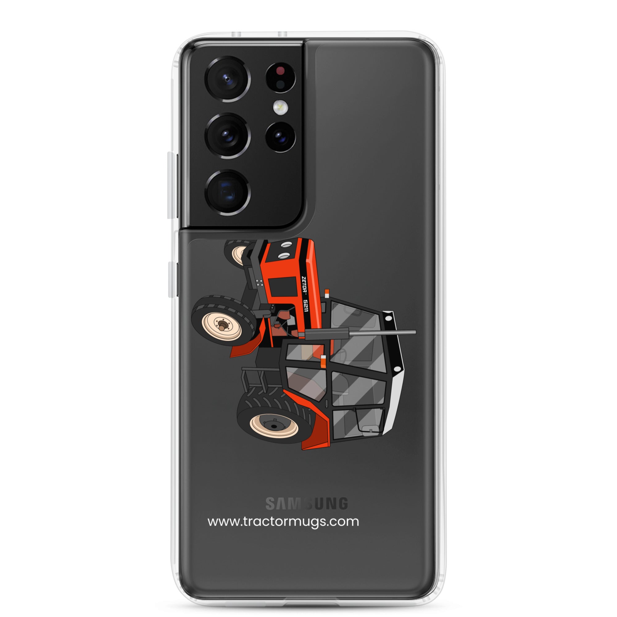 The Tractor Mugs Store Samsung Galaxy S21 Ultra Zetor 5211 | Clear Case for Samsung® Quality Farmers Merch