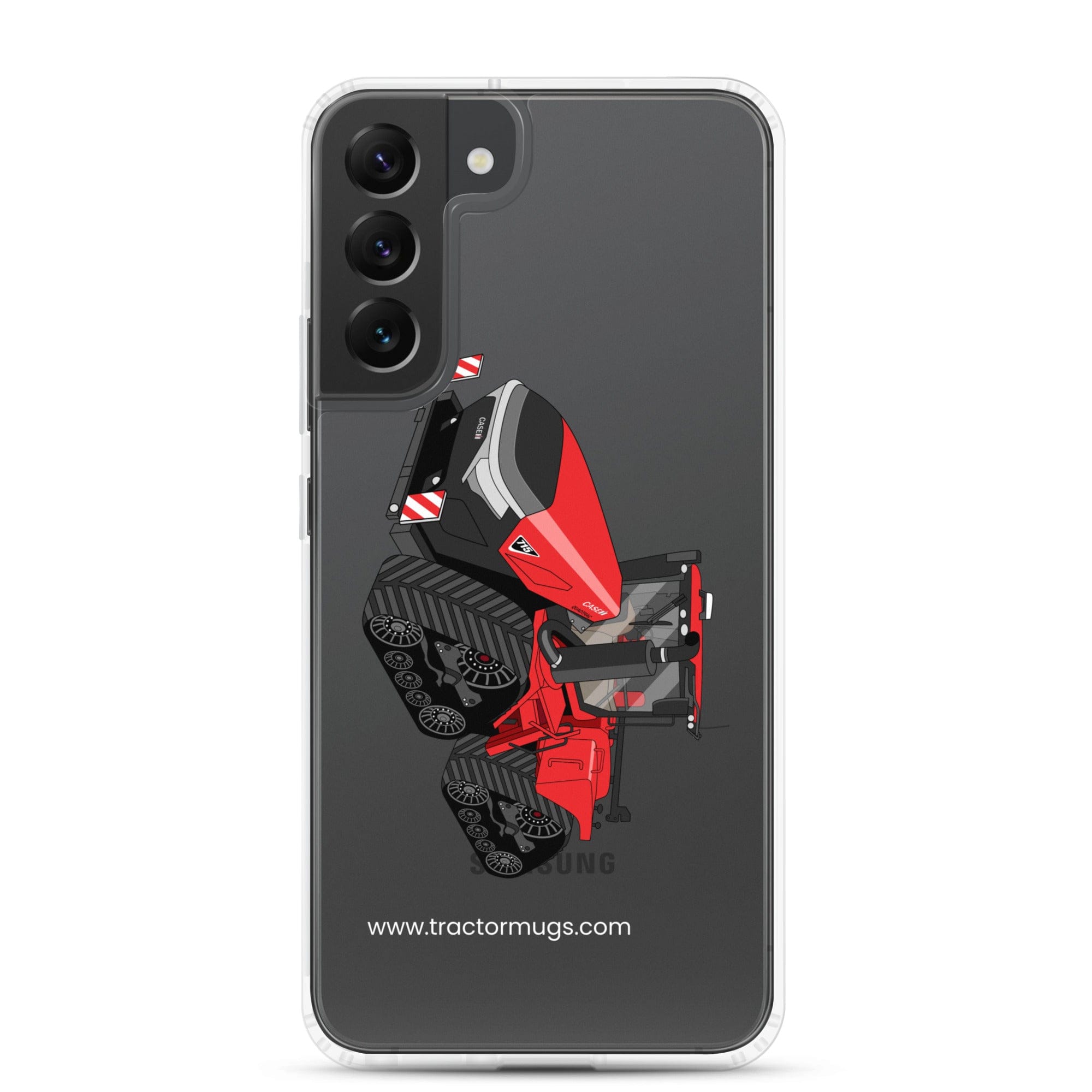 The Tractor Mugs Store Samsung Galaxy S22 Plus Case IH Quadtrac 715 | Clear Case for Samsung® Quality Farmers Merch
