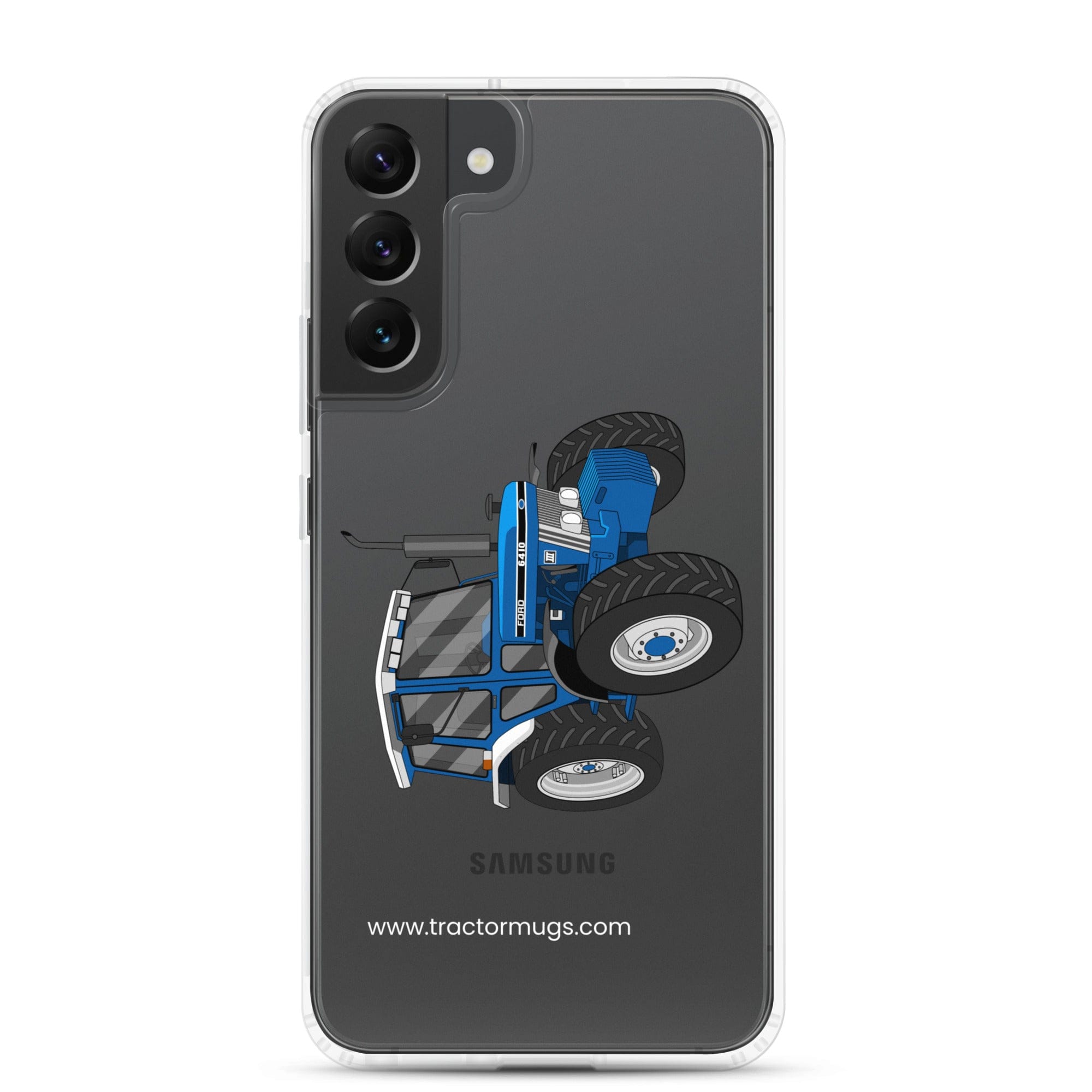 The Tractor Mugs Store Samsung Galaxy S22 Plus Ford 6410 4WD | Clear Case for Samsung® Quality Farmers Merch
