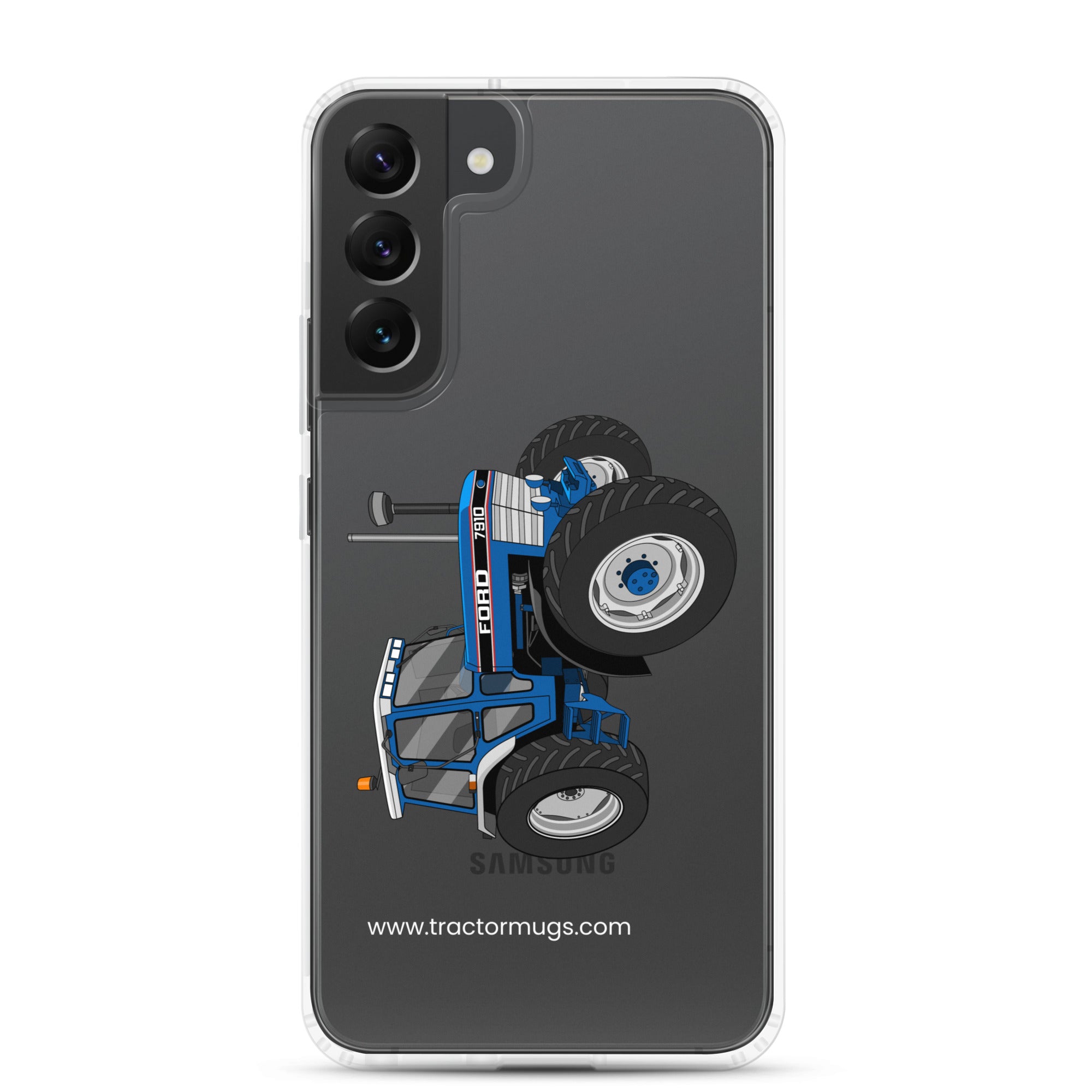 The Tractor Mugs Store Samsung Galaxy S22 Plus Ford 7910 | Clear Case for Samsung® Quality Farmers Merch