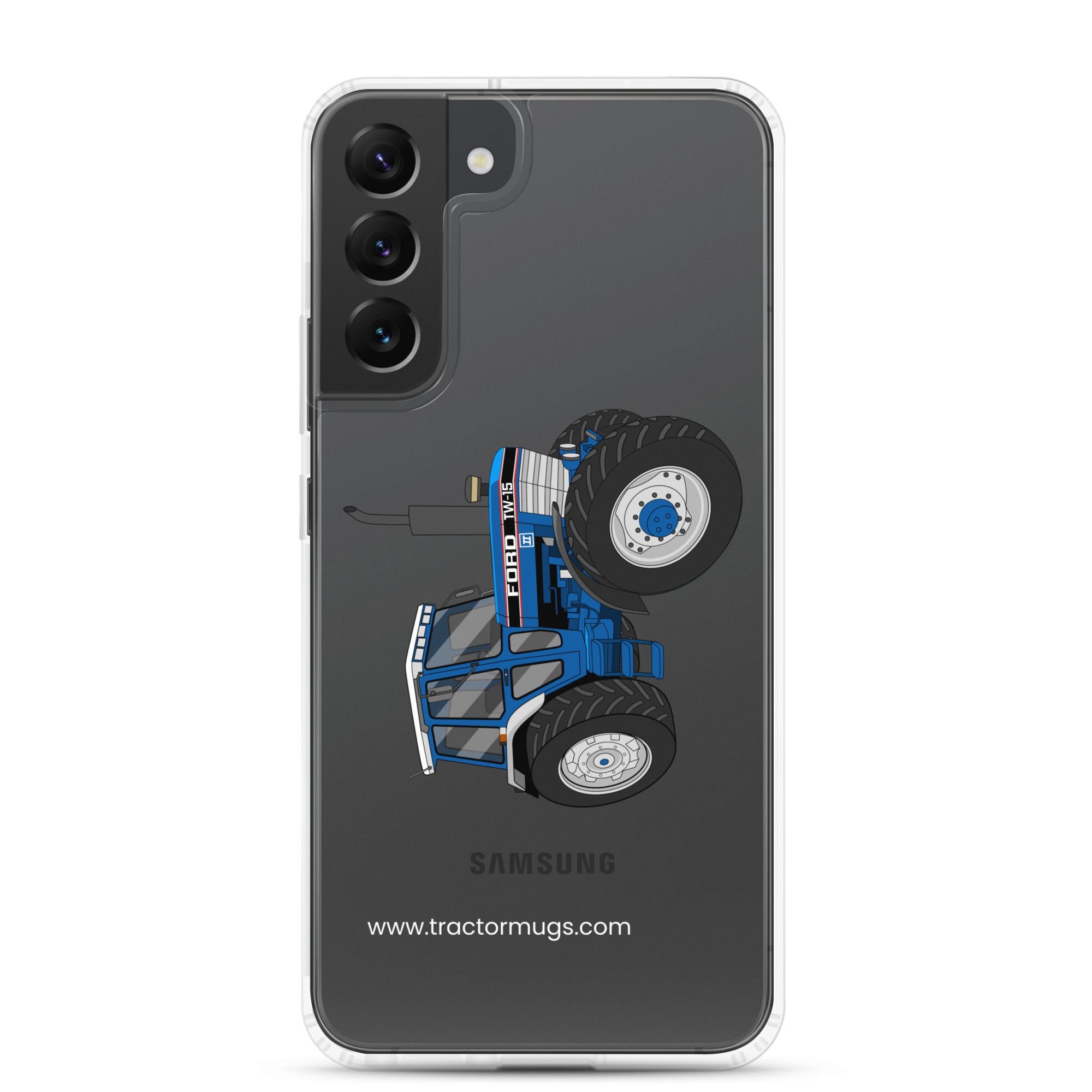 The Tractor Mugs Store Samsung Galaxy S22 Plus Ford TW 15 | Clear Case for Samsung® Quality Farmers Merch
