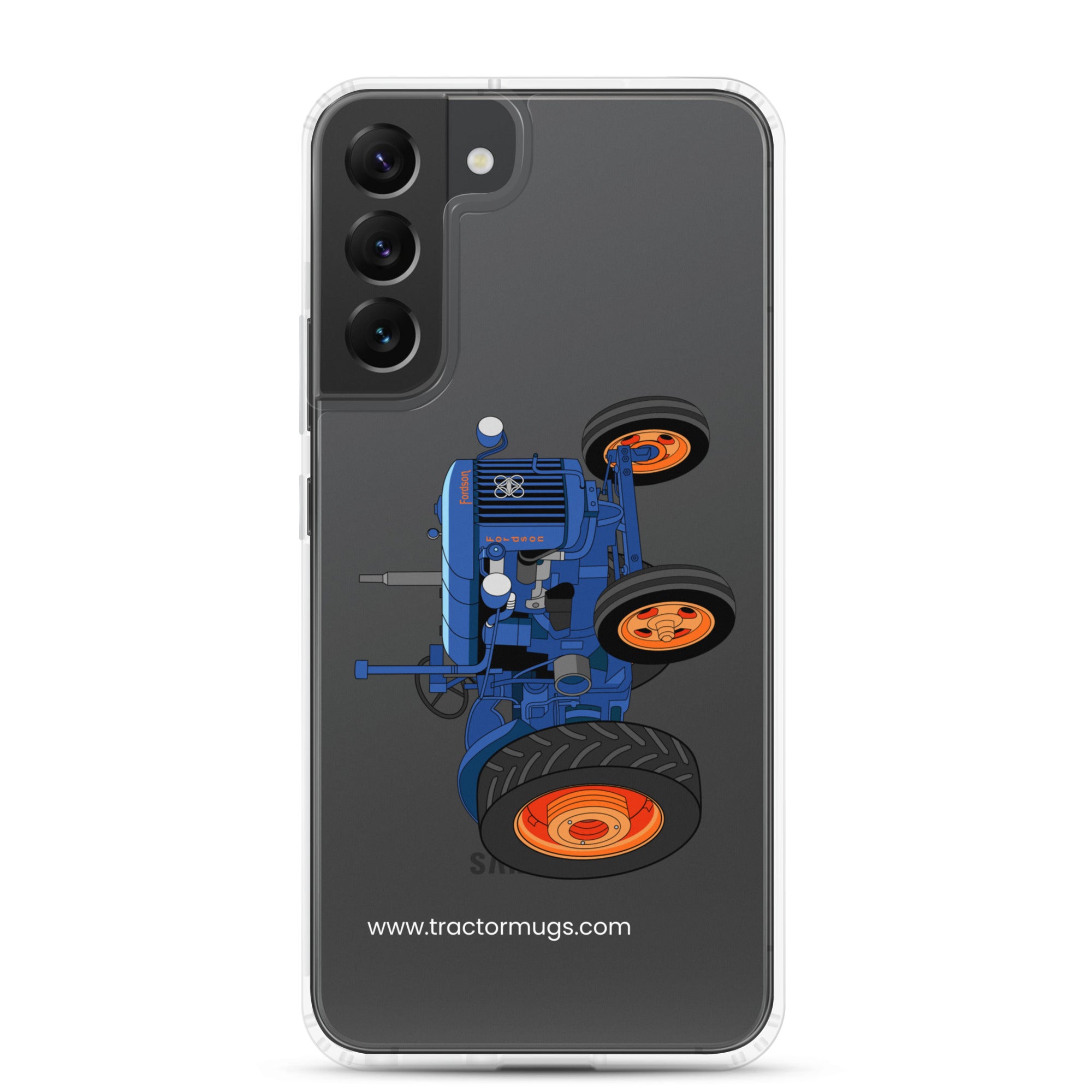 The Tractor Mugs Store Samsung Galaxy S22 Plus Fordson E27N L4 | Clear Case for Samsung® Quality Farmers Merch