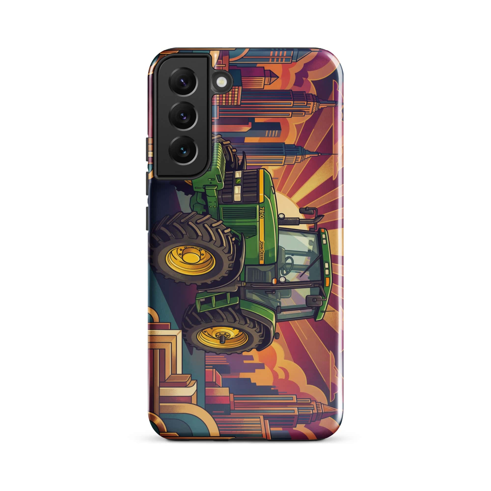 The Tractor Mugs Store Samsung Galaxy S22 Plus John Deere 7810 | Art Deco Tough case for Samsung® Quality Farmers Merch