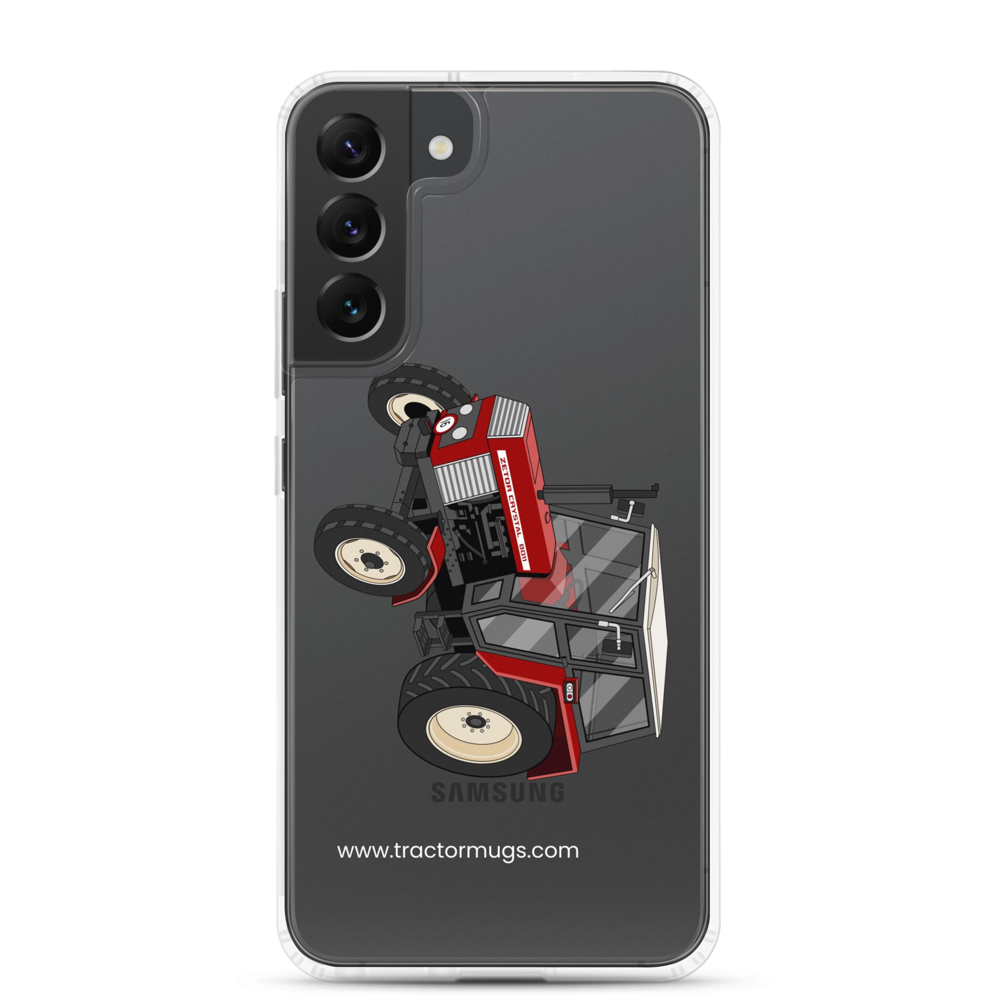The Tractor Mugs Store Samsung Galaxy S22 Plus Zetor Crystal 8011 | Clear Case for Samsung® Quality Farmers Merch