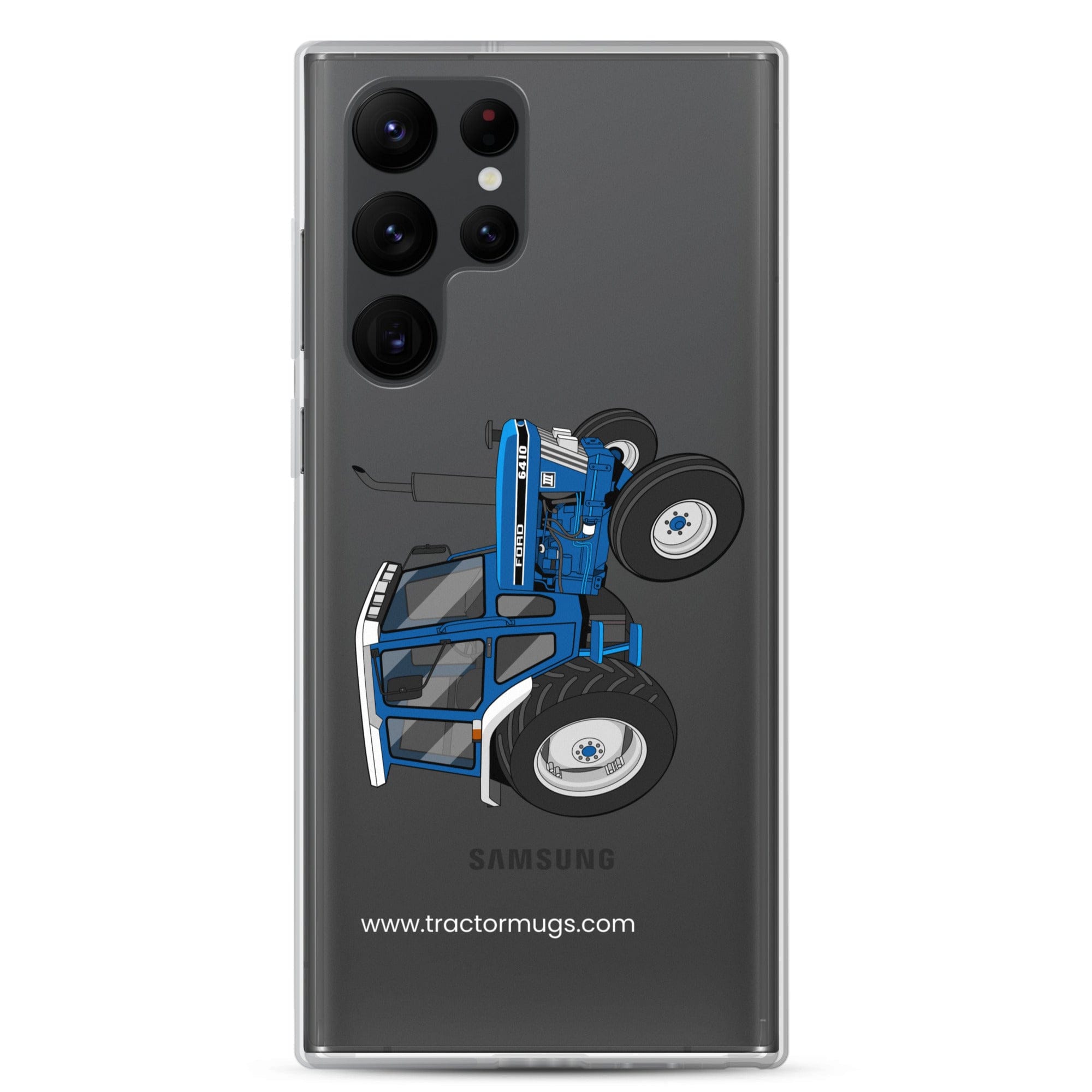 The Tractor Mugs Store Samsung Galaxy S22 Ultra Ford 6410 2WD | Clear Case for Samsung® Quality Farmers Merch