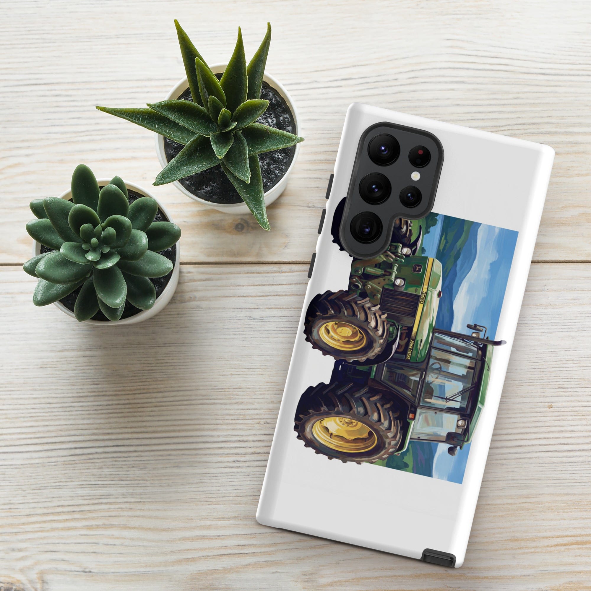The Tractor Mugs Store Samsung Galaxy S22 Ultra John Deere 3050 | Splash Art Tough case for Samsung® Quality Farmers Merch