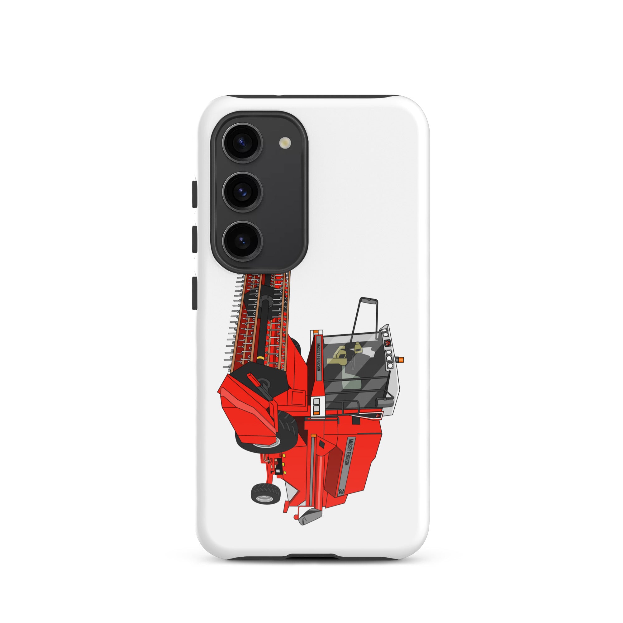 The Tractor Mugs Store Samsung Galaxy S23 1994 Massey Ferguson 32 Combine Harvester | Tough case for Samsung® Quality Farmers Merch