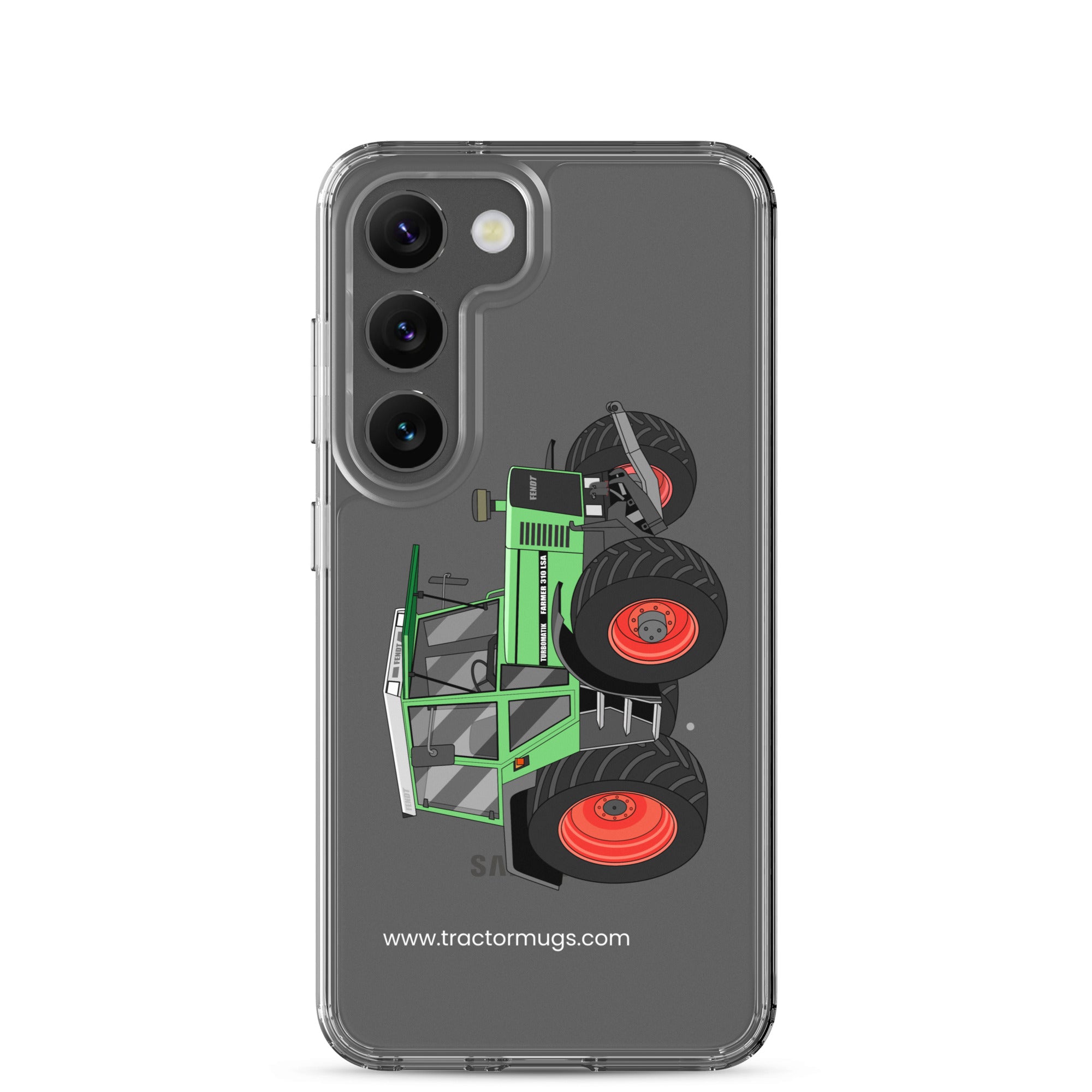 The Tractor Mugs Store Samsung Galaxy S23 Fendt 310 LSA | Clear Case for Samsung® Quality Farmers Merch