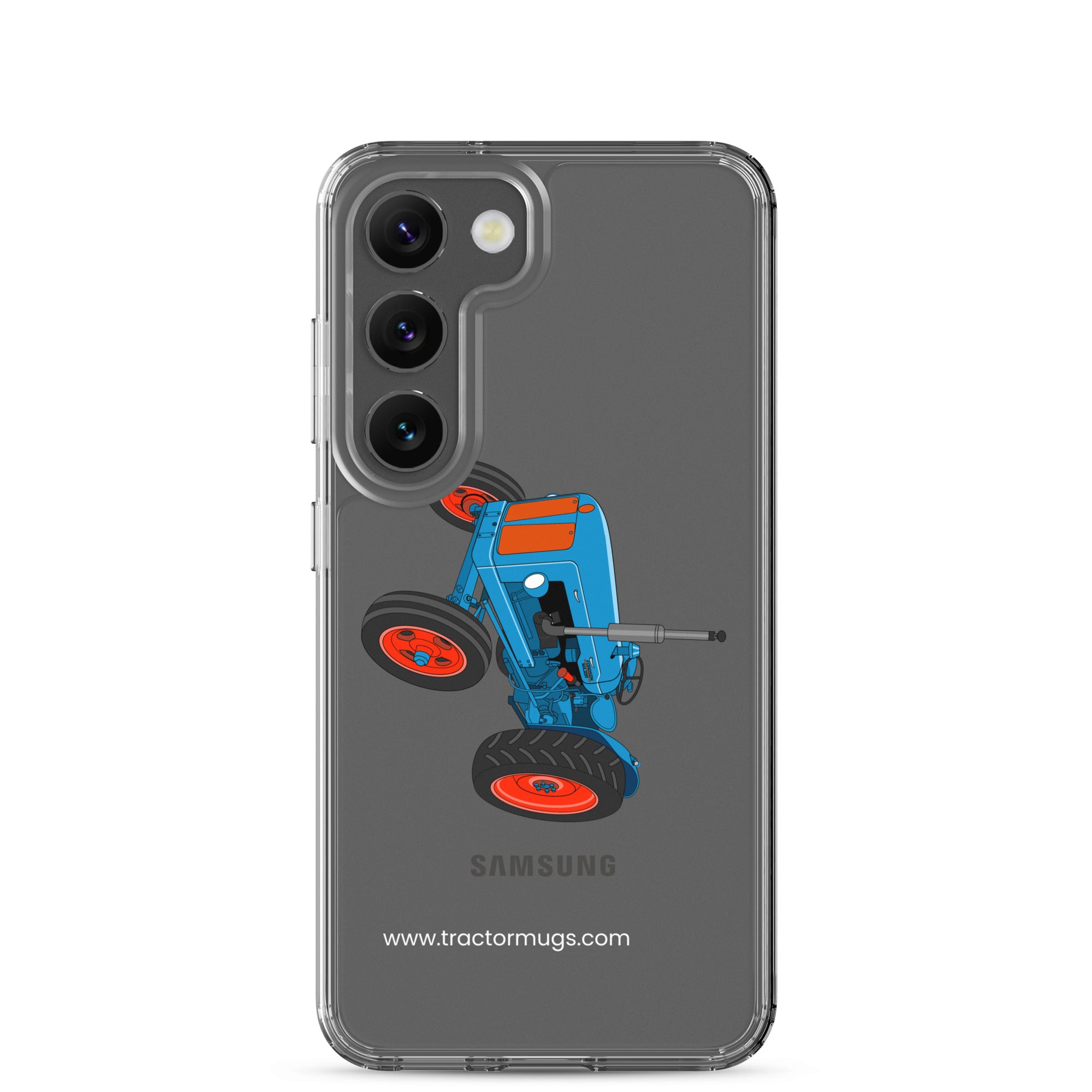 The Tractor Mugs Store Samsung Galaxy S23 Fordson Super Dexta | Clear Case for Samsung® Quality Farmers Merch