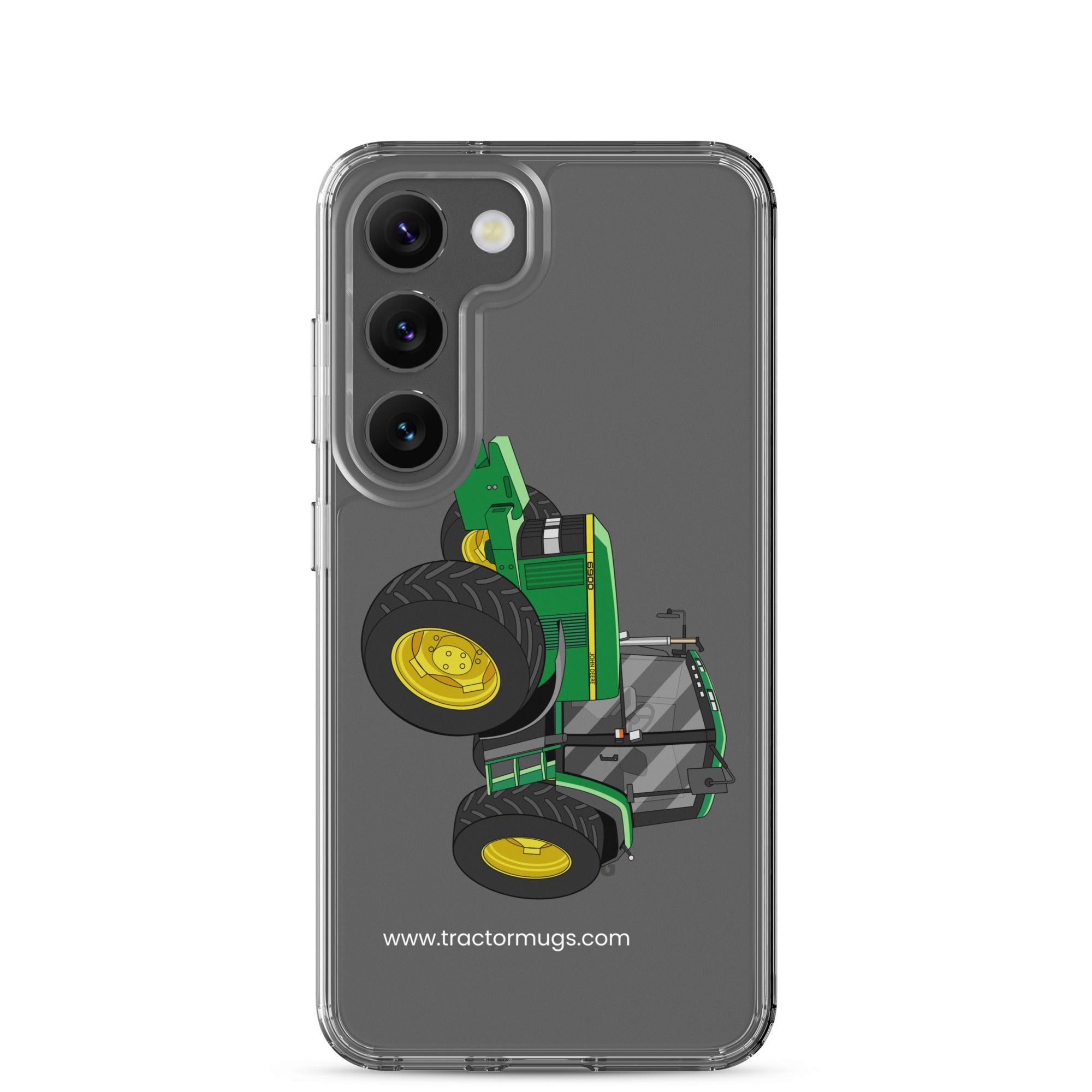 The Tractor Mugs Store Samsung Galaxy S23 John Deere 6900 | Clear Case for Samsung® Quality Farmers Merch