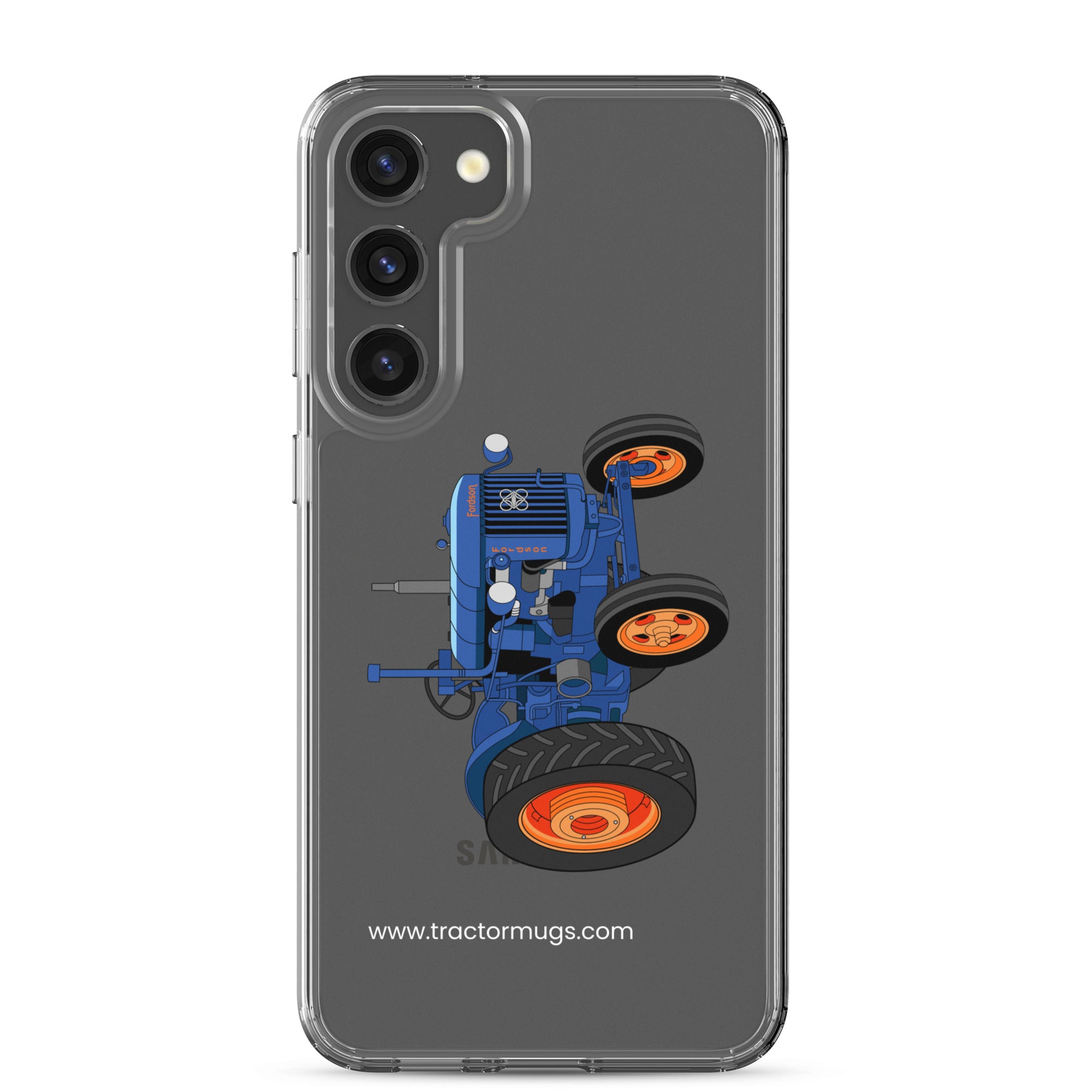The Tractor Mugs Store Samsung Galaxy S23 Plus Fordson E27N L4a | Clear Case for Samsung® Quality Farmers Merch