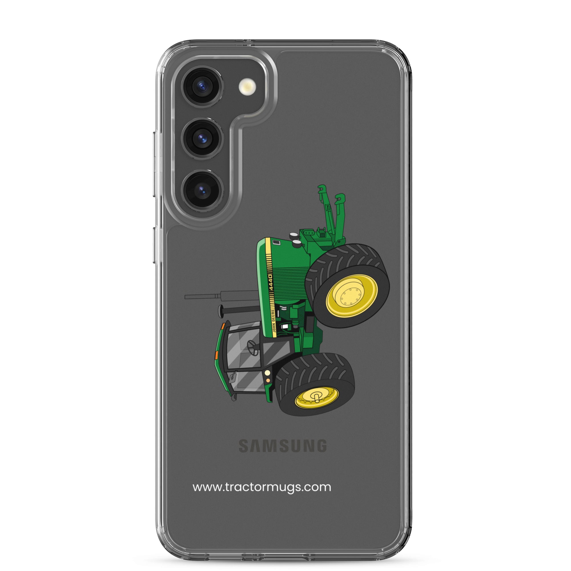 The Tractor Mugs Store Samsung Galaxy S23 Plus John Deere 4440 4WD | Clear Case for Samsung® Quality Farmers Merch