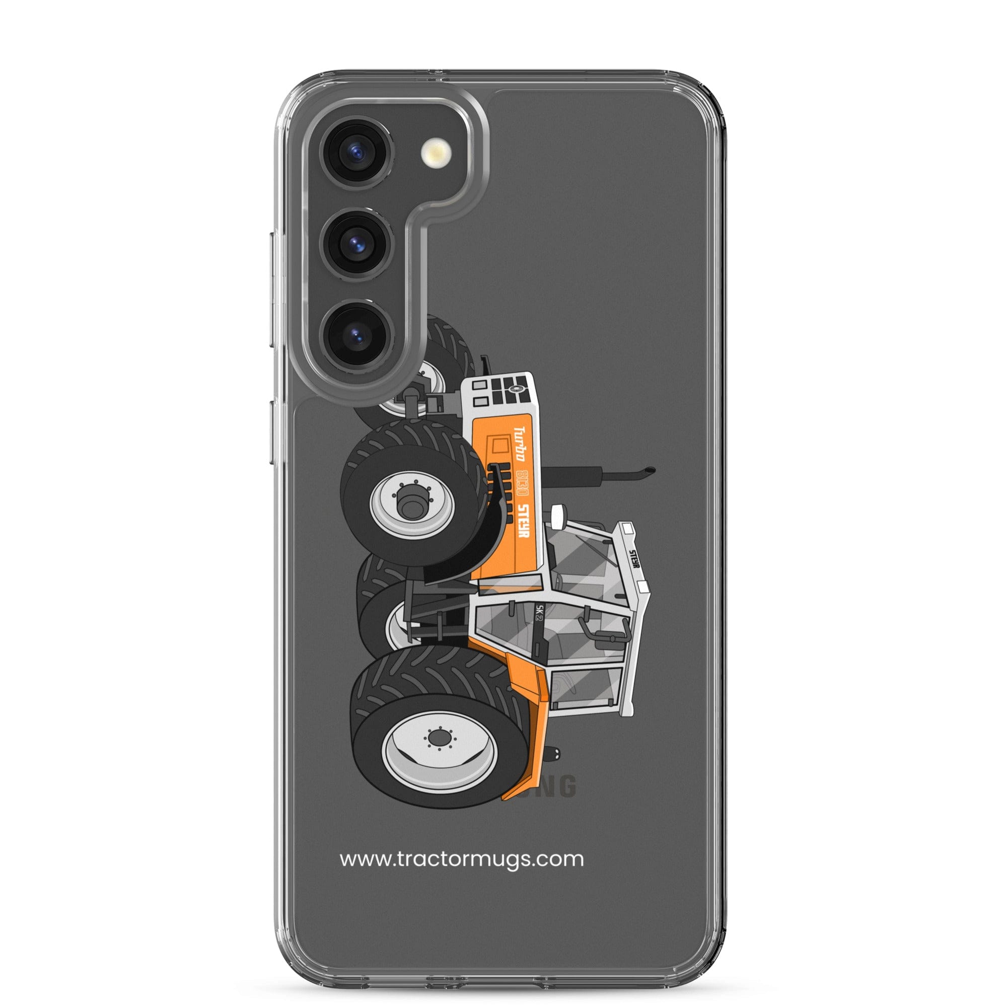The Tractor Mugs Store Samsung Galaxy S23 Plus Steyr SK 8130 Kommunal | Clear Case for SamsungĀ® Quality Farmers Merch