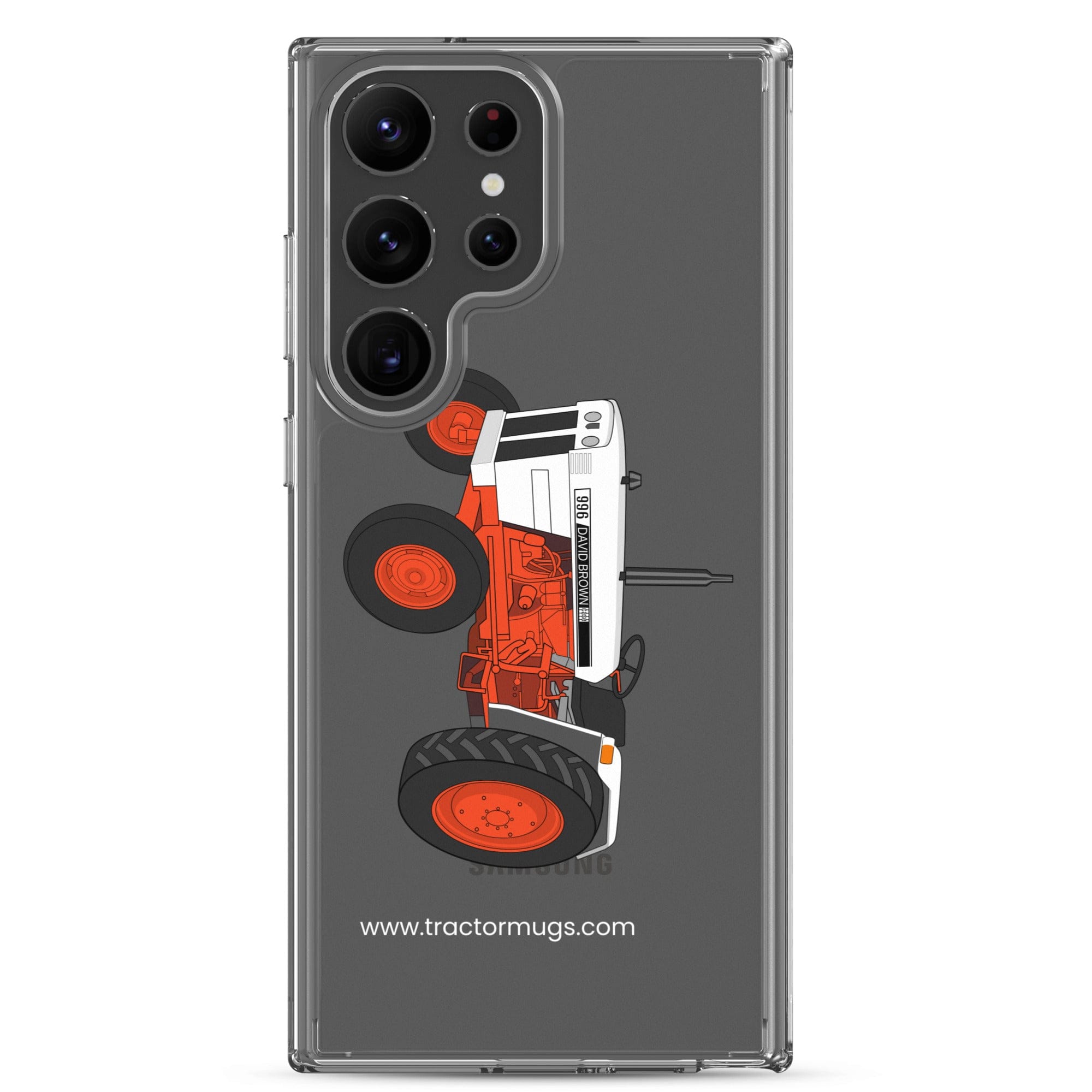 The Tractor Mugs Store Samsung Galaxy S23 Ultra Case David Brown 996 (1974) | Clear Case for Samsung® Quality Farmers Merch