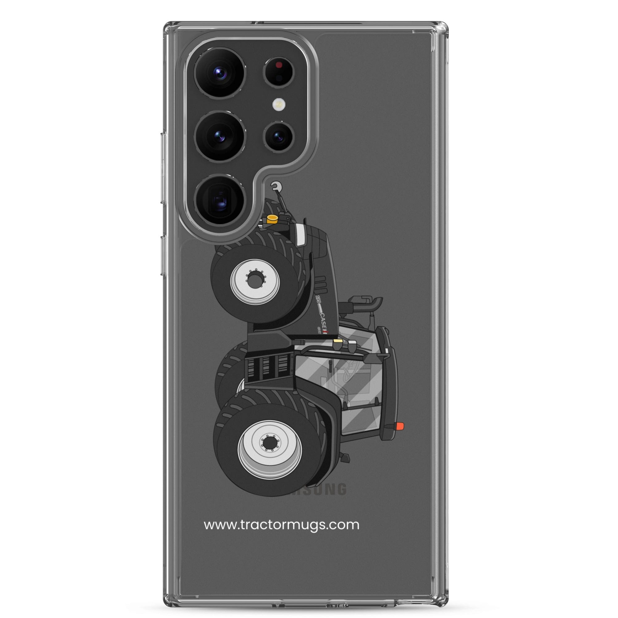 The Tractor Mugs Store Samsung Galaxy S23 Ultra Case IH 195 CVX Black | Clear Case for Samsung® Quality Farmers Merch