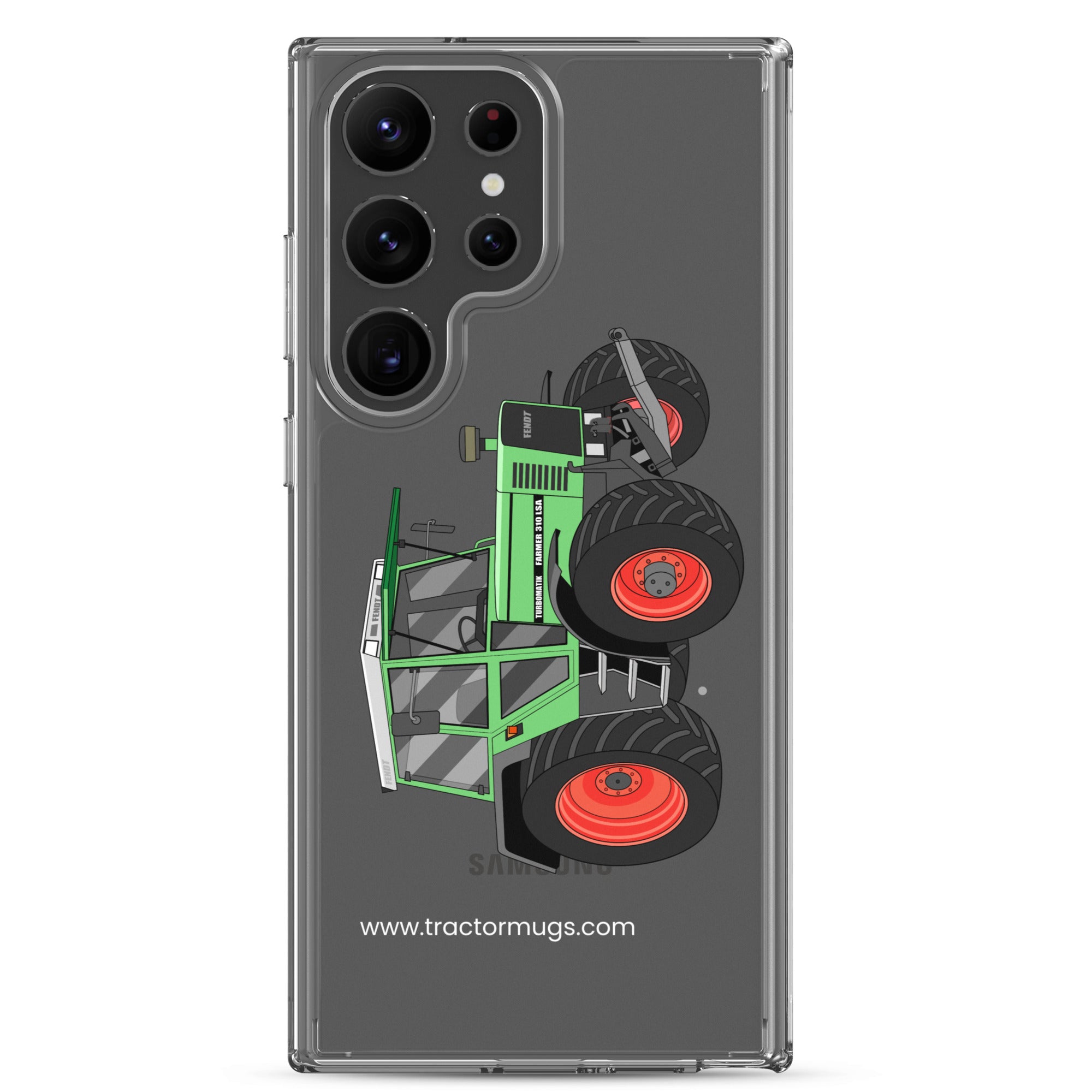 The Tractor Mugs Store Samsung Galaxy S23 Ultra Fendt 310 LSA | Clear Case for Samsung® Quality Farmers Merch