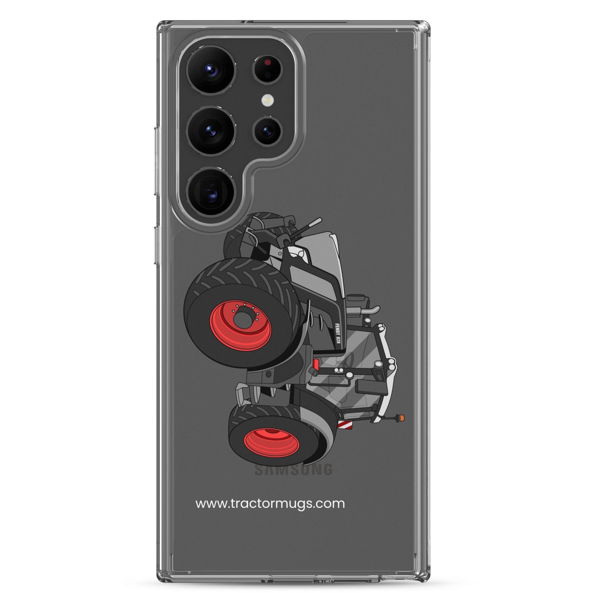 The Tractor Mugs Store Samsung Galaxy S23 Ultra Fendt 828 Profi Black Beauty | Clear Case for Samsung® Quality Farmers Merch