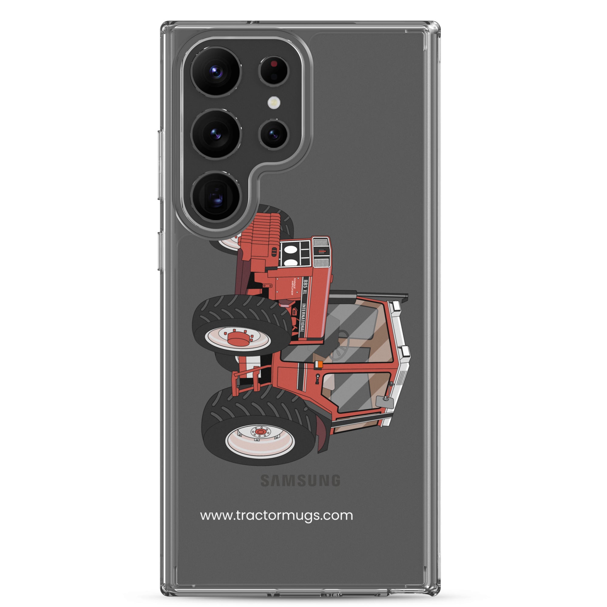 The Tractor Mugs Store Samsung Galaxy S23 Ultra International 885 XL 4WD | Clear Case for Samsung® Quality Farmers Merch