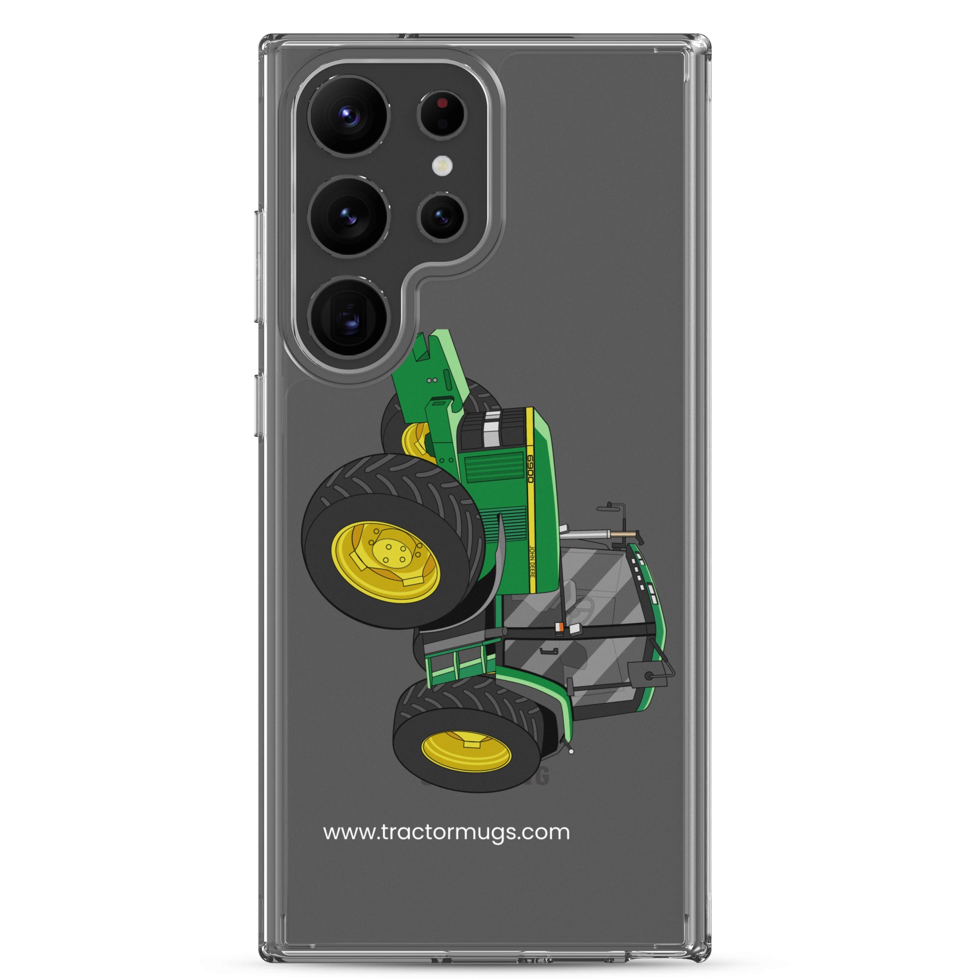 The Tractor Mugs Store Samsung Galaxy S23 Ultra John Deere 6900 | Clear Case for Samsung® Quality Farmers Merch