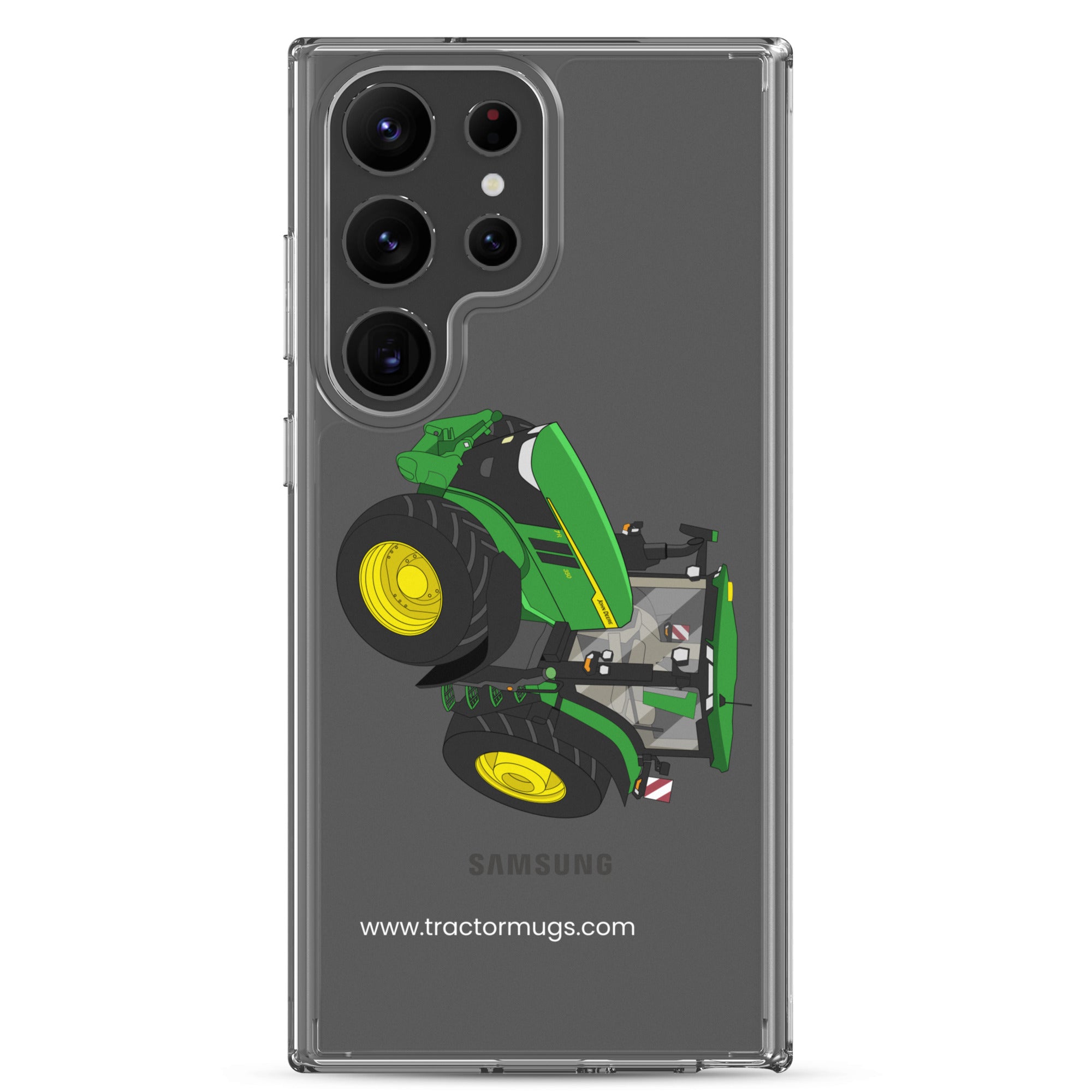The Tractor Mugs Store Samsung Galaxy S23 Ultra John Deere 7R 350 auto power | Clear Case for Samsung® Quality Farmers Merch