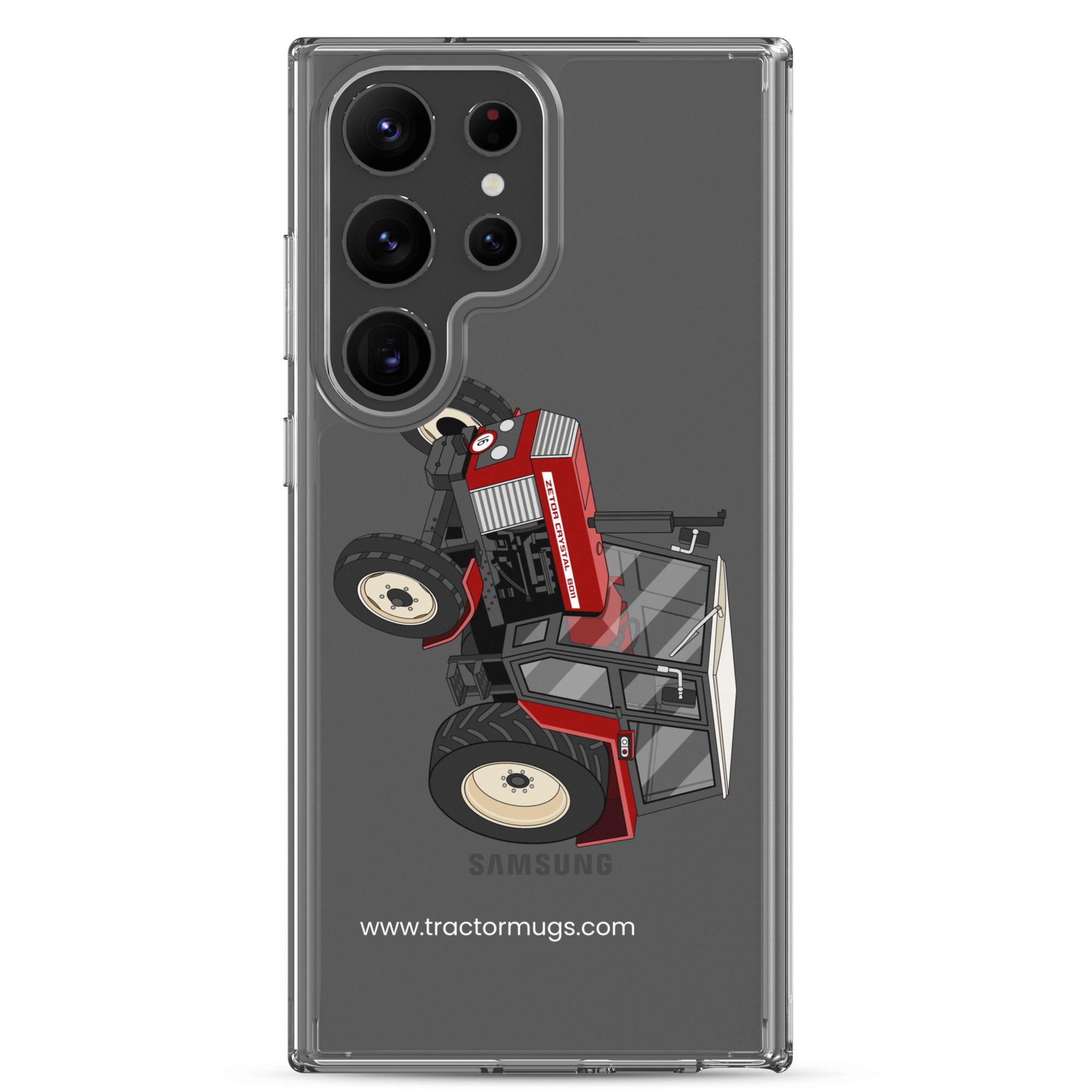 The Tractor Mugs Store Samsung Galaxy S23 Ultra Zetor Crystal 8011 | Clear Case for Samsung® Quality Farmers Merch