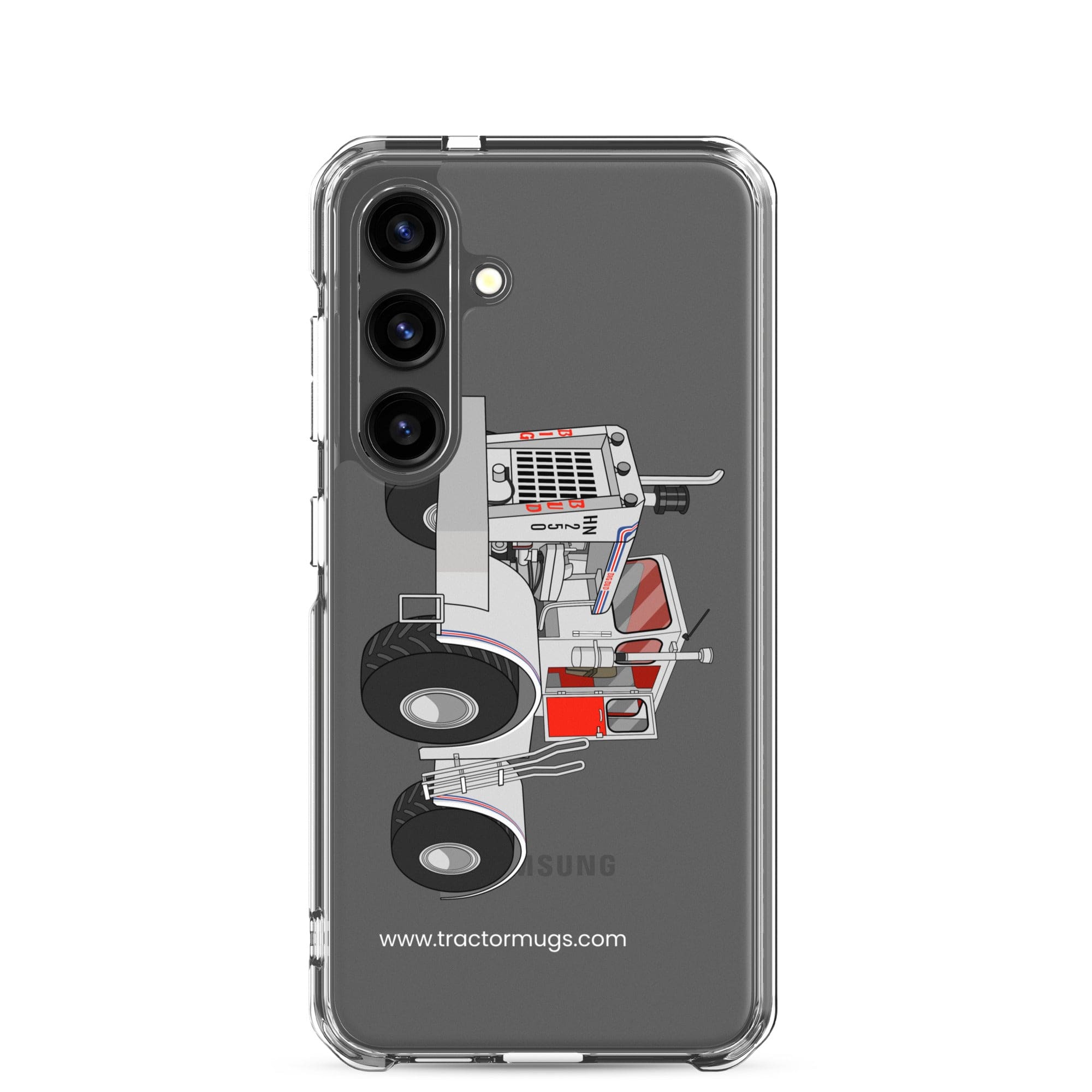 The Tractor Mugs Store Samsung Galaxy S24 Big Bud Tractor | Clear Case for Samsung® Quality Farmers Merch