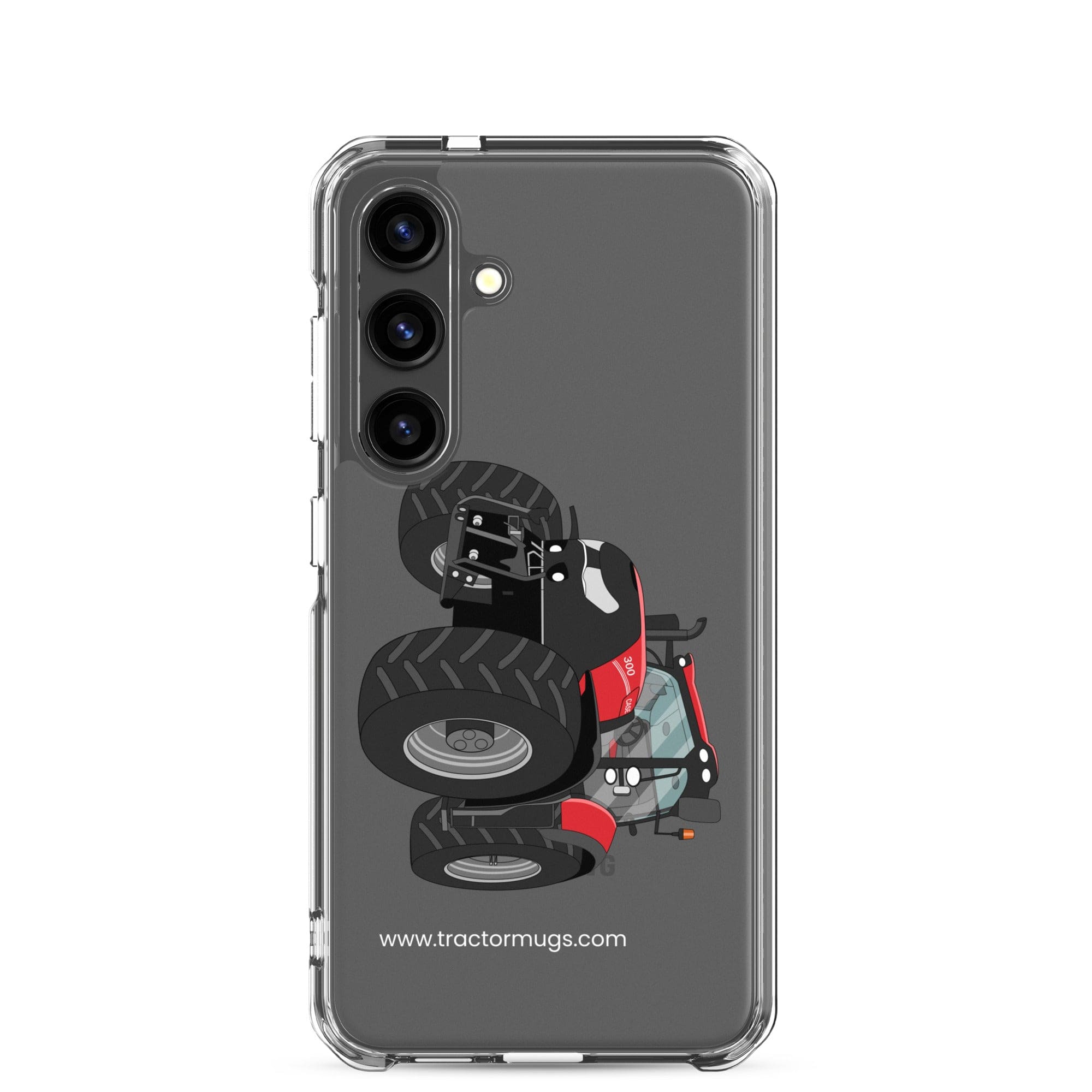 The Tractor Mugs Store Samsung Galaxy S24 Case IH Optum 300 CVX | Clear Case for Samsung® Quality Farmers Merch