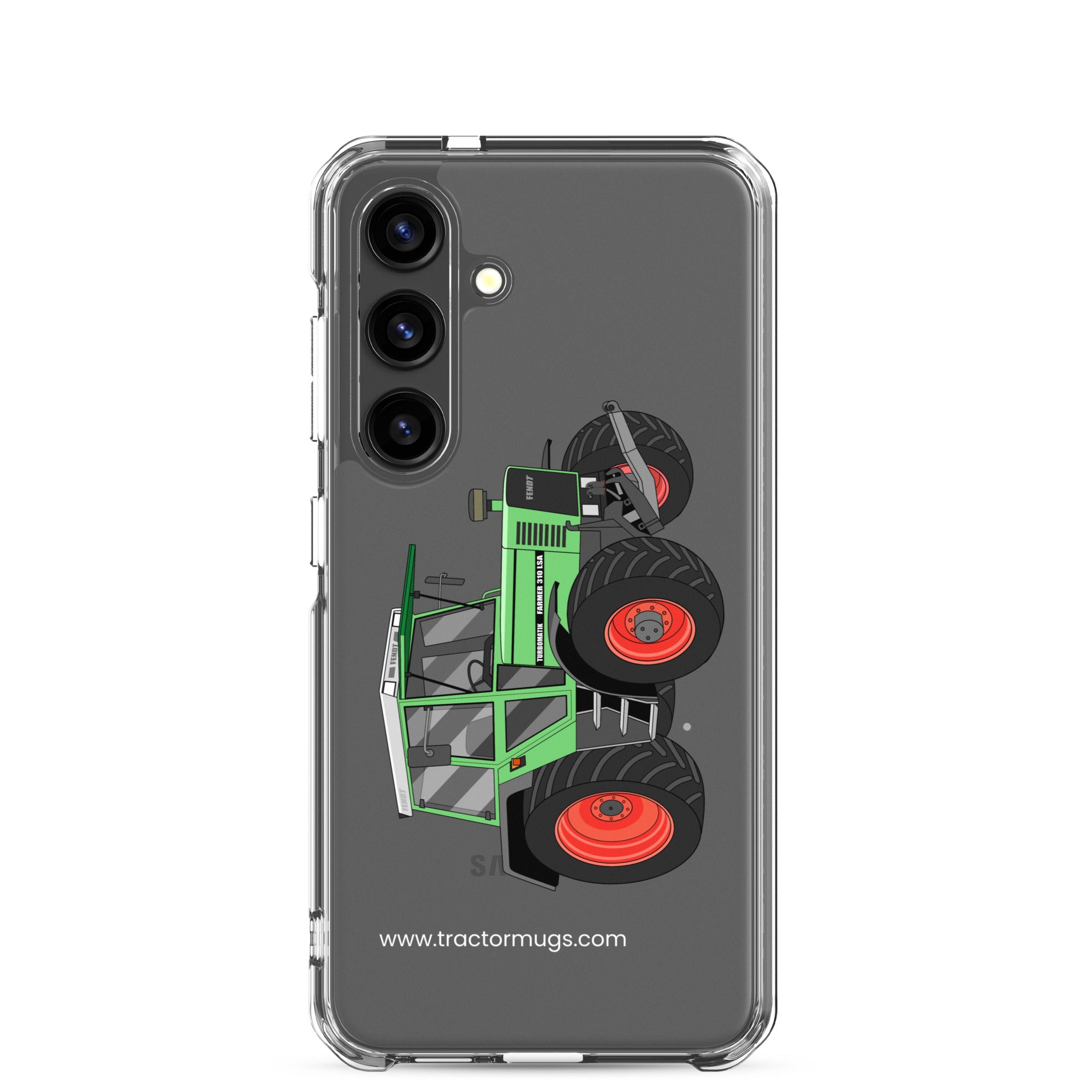 The Tractor Mugs Store Samsung Galaxy S24 Fendt 310 LSA | Clear Case for Samsung® Quality Farmers Merch