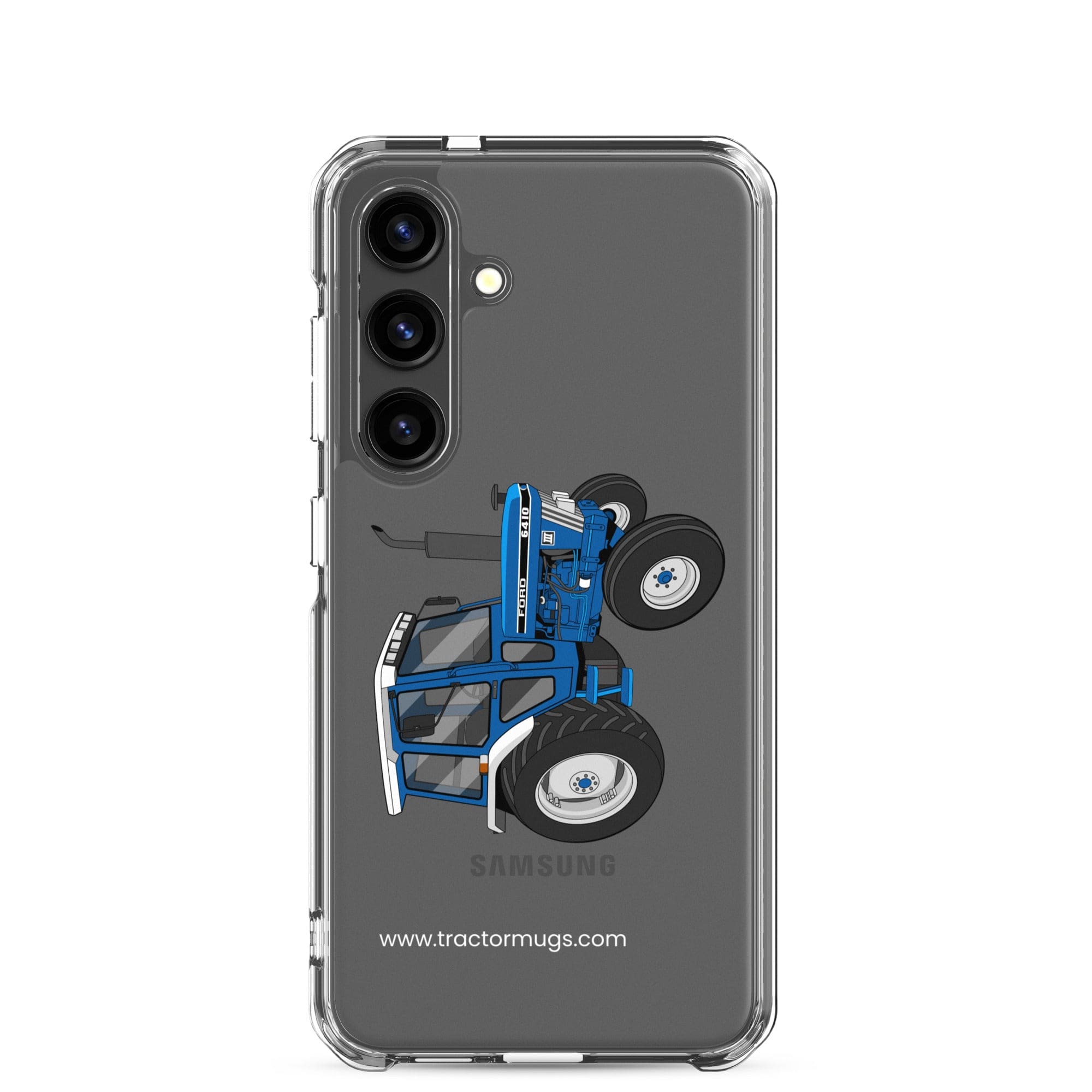 The Tractor Mugs Store Samsung Galaxy S24 Ford 6410 2WD | Clear Case for Samsung® Quality Farmers Merch