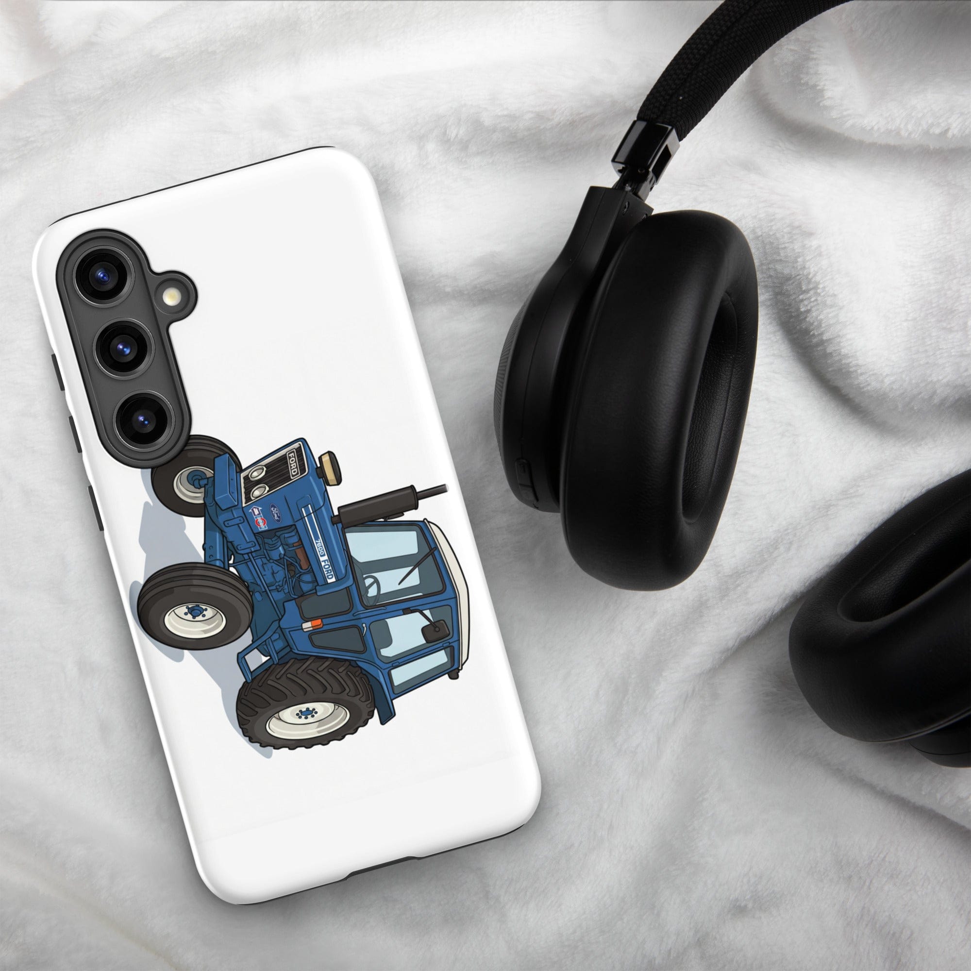The Tractor Mugs Store Samsung Galaxy S24 Plus Ford 7600 | Tough case for SamsungĀ® Quality Farmers Merch