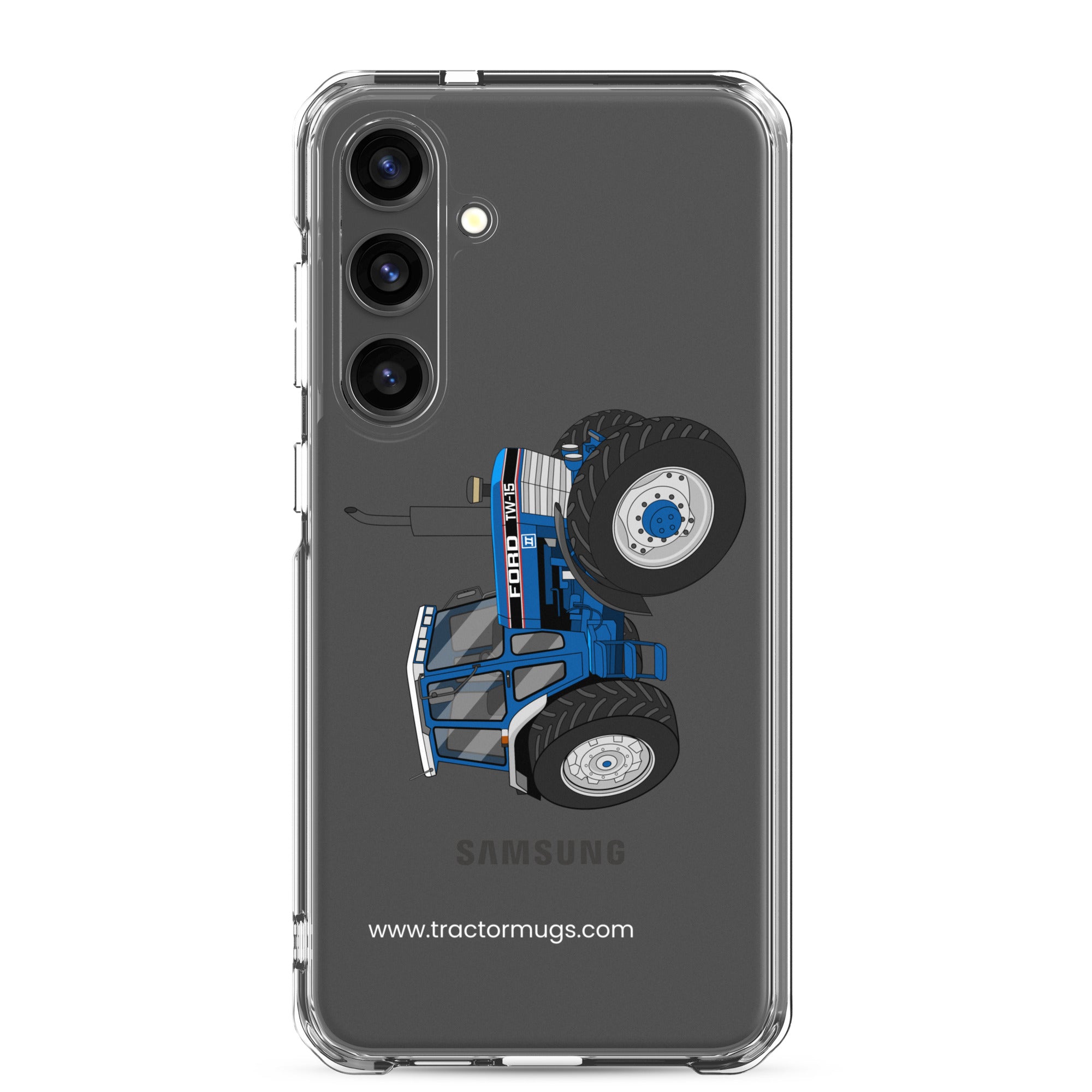 The Tractor Mugs Store Samsung Galaxy S24 Plus Ford TW 15 | Clear Case for Samsung® Quality Farmers Merch