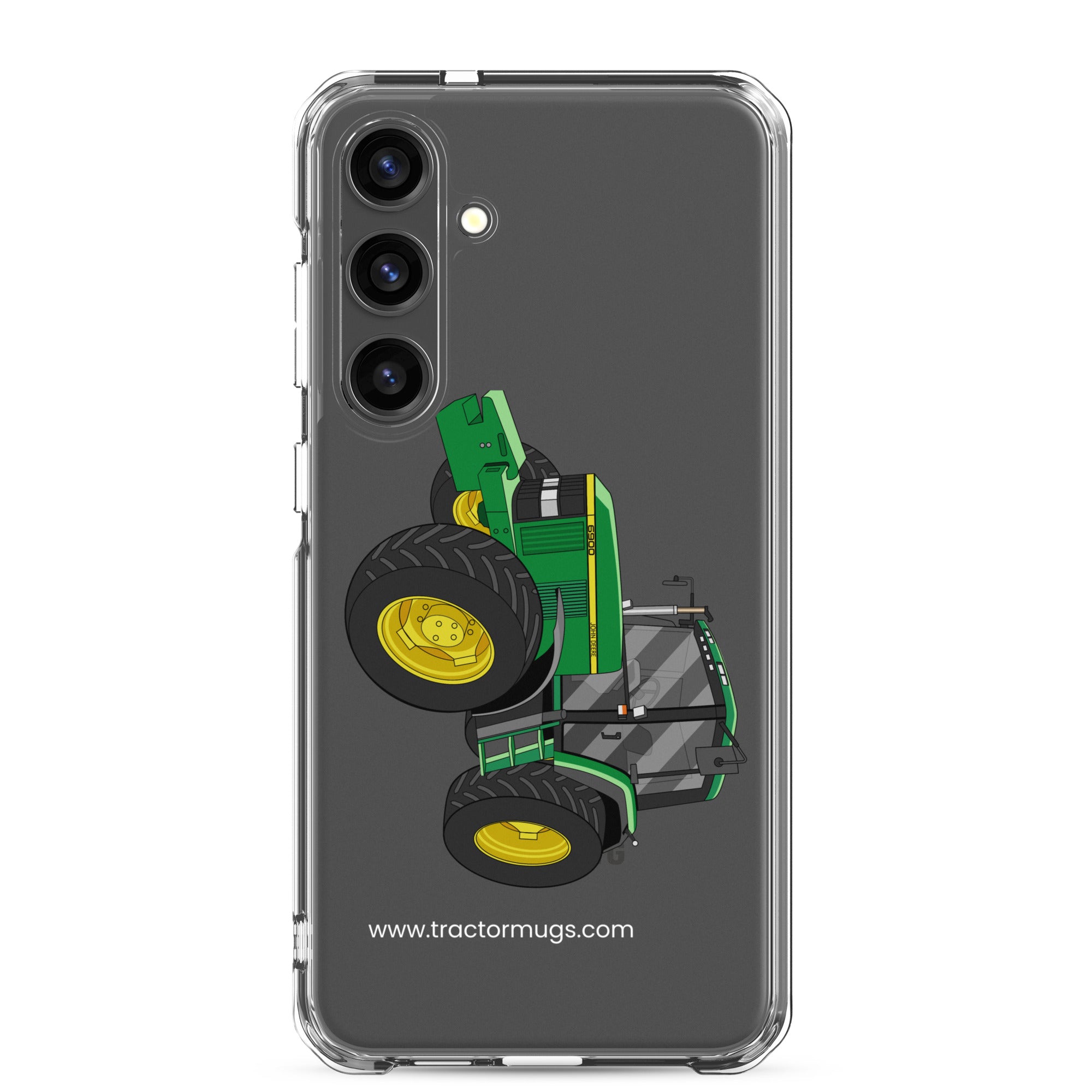 The Tractor Mugs Store Samsung Galaxy S24 Plus John Deere 6900 | Clear Case for Samsung® Quality Farmers Merch