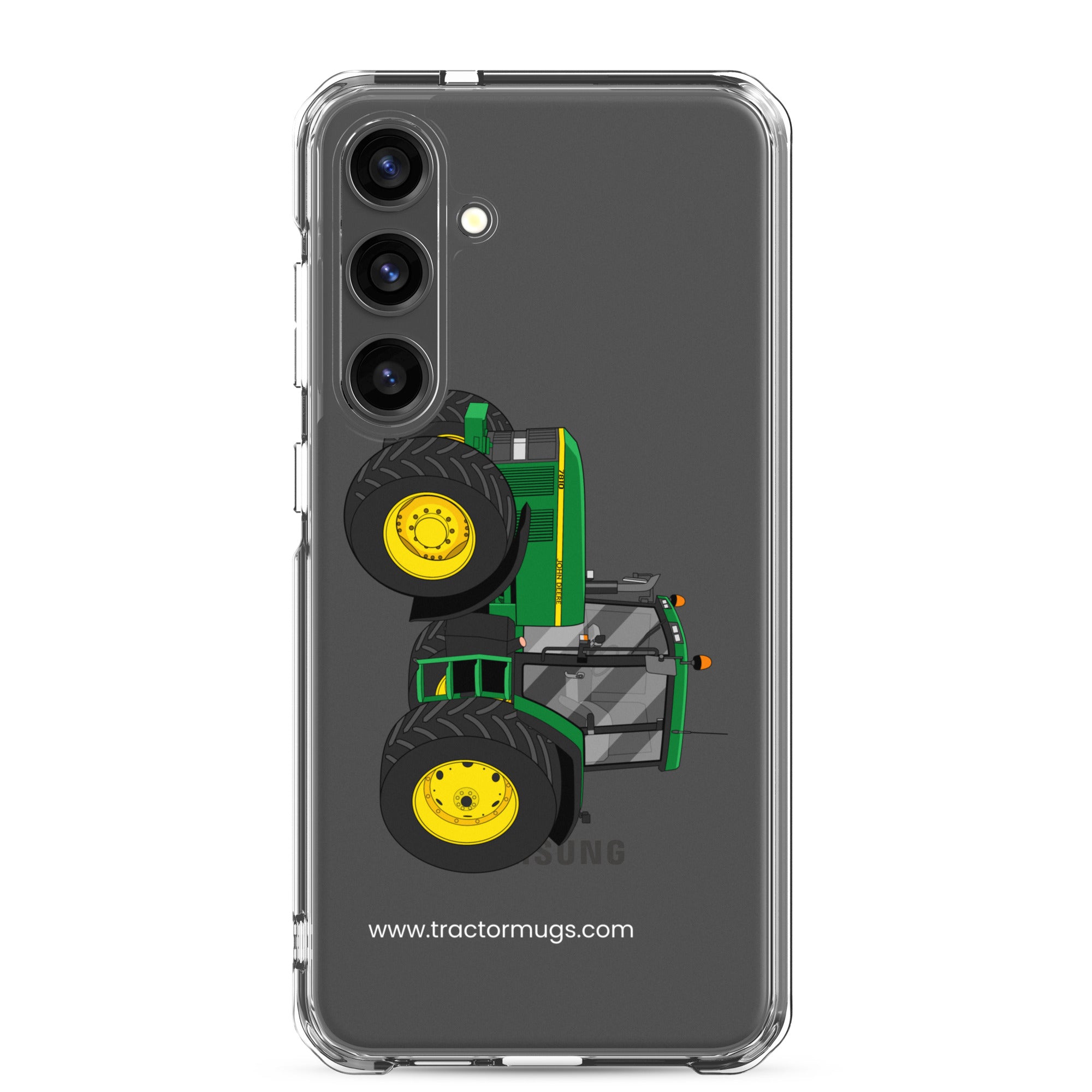 The Tractor Mugs Store Samsung Galaxy S24 Plus John Deere 7810 | Clear Case for Samsung® Quality Farmers Merch