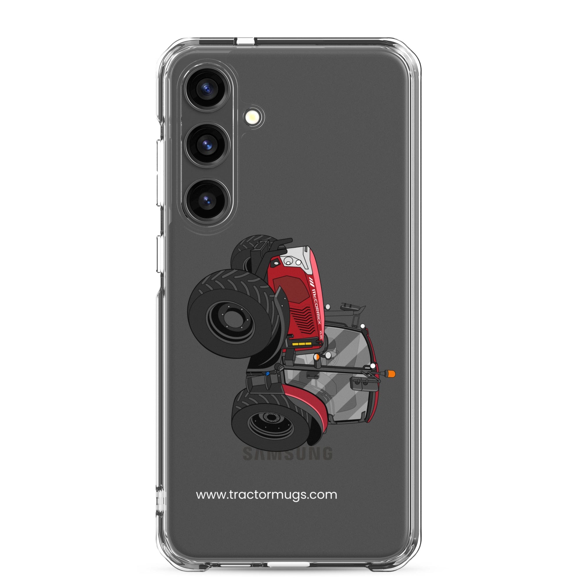 The Tractor Mugs Store Samsung Galaxy S24 Plus McCormick X5 120 | Clear Case for SamsungĀ® Quality Farmers Merch