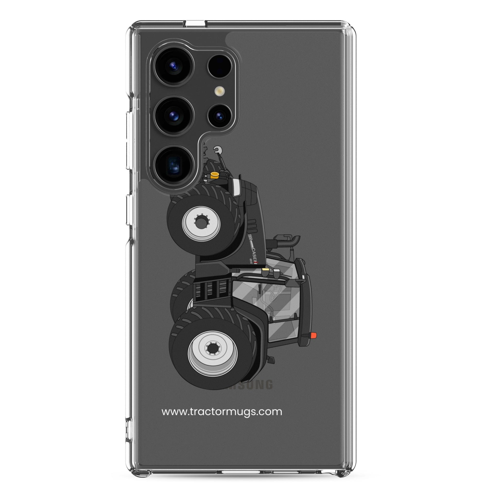 The Tractor Mugs Store Samsung Galaxy S24 Ultra Case IH 195 CVX Black | Clear Case for Samsung® Quality Farmers Merch