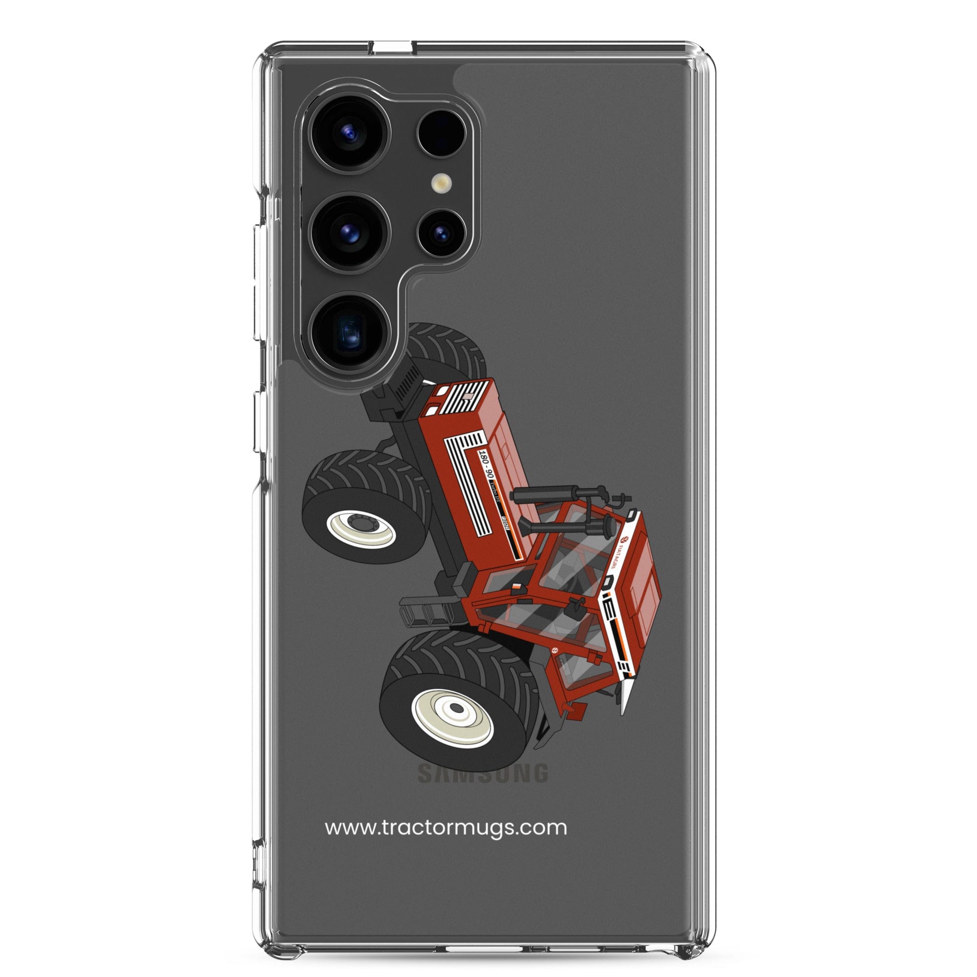 The Tractor Mugs Store Samsung Galaxy S24 Ultra Fiat180-90 | Clear Case for Samsung® Quality Farmers Merch