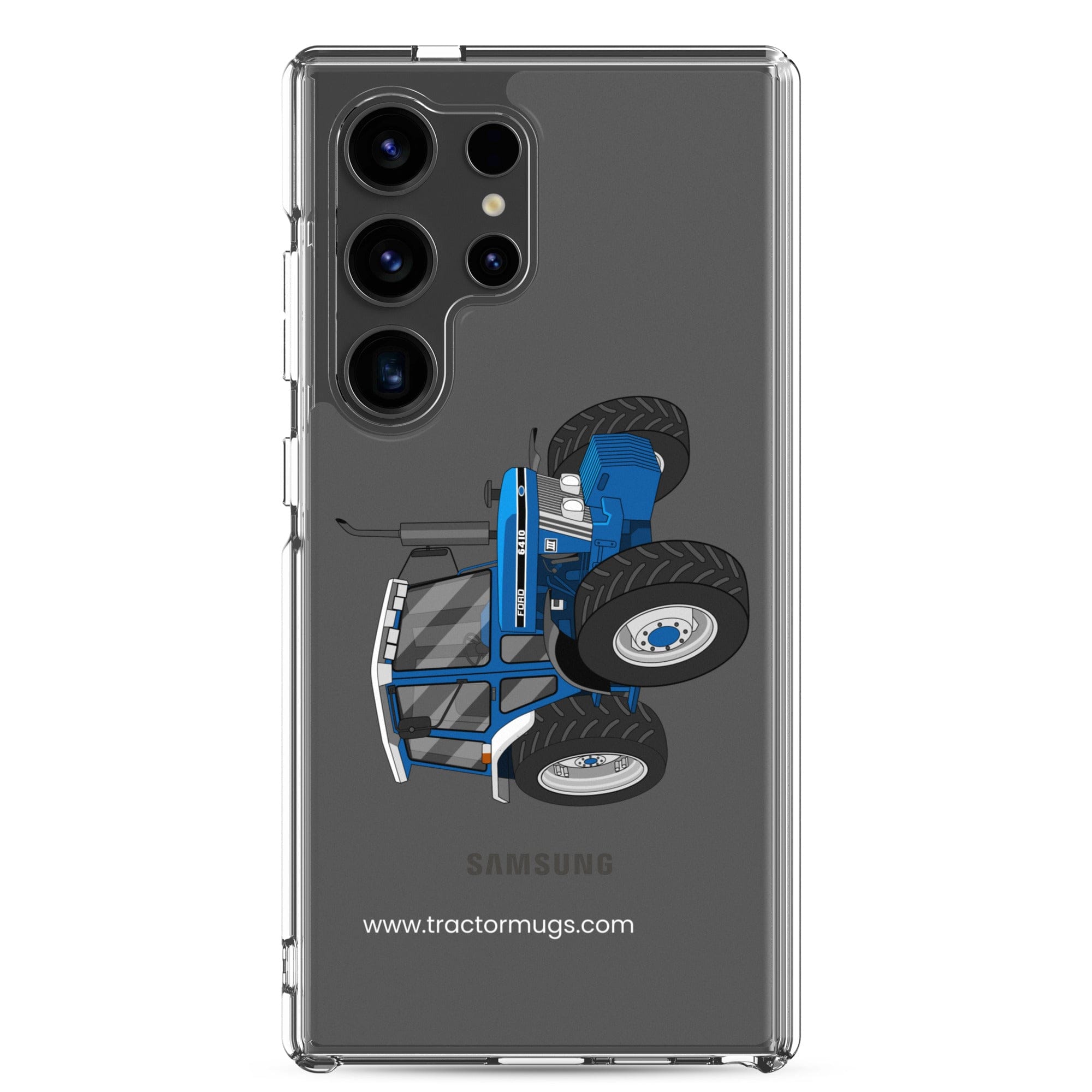 The Tractor Mugs Store Samsung Galaxy S24 Ultra Ford 6410 4WD | Clear Case for Samsung® Quality Farmers Merch