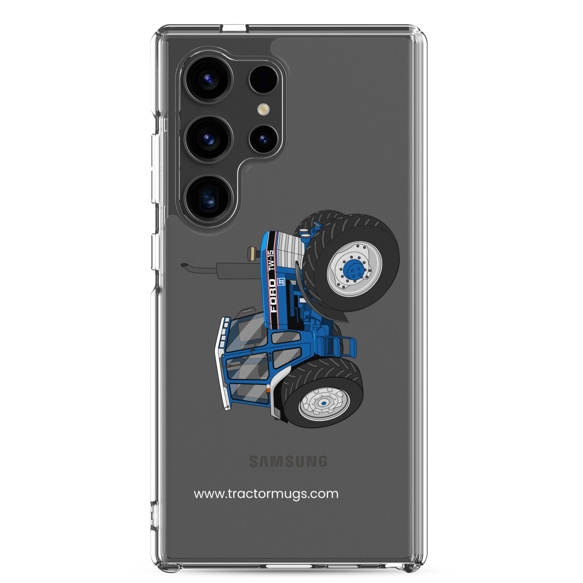 The Tractor Mugs Store Samsung Galaxy S24 Ultra Ford TW 15 | Clear Case for Samsung® Quality Farmers Merch