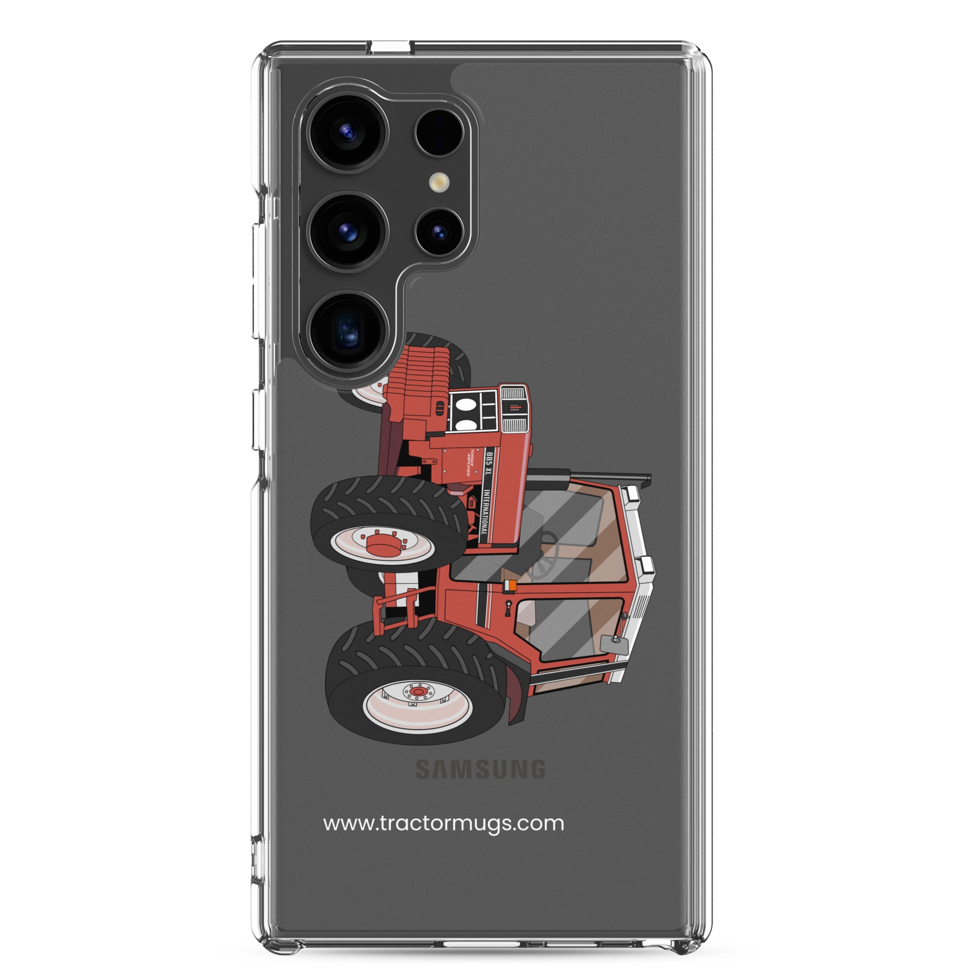 The Tractor Mugs Store Samsung Galaxy S24 Ultra International 885 XL 4WD | Clear Case for Samsung® Quality Farmers Merch