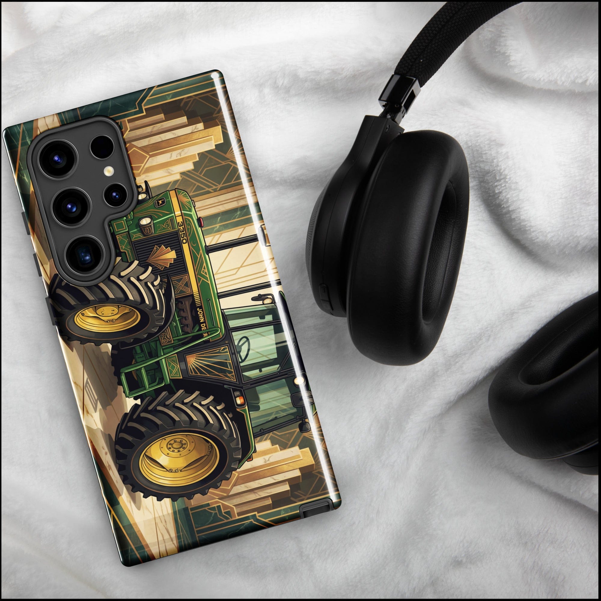 The Tractor Mugs Store Samsung Galaxy S24 Ultra John Deere 3350 | Art Deco Tough case for Samsung® Quality Farmers Merch
