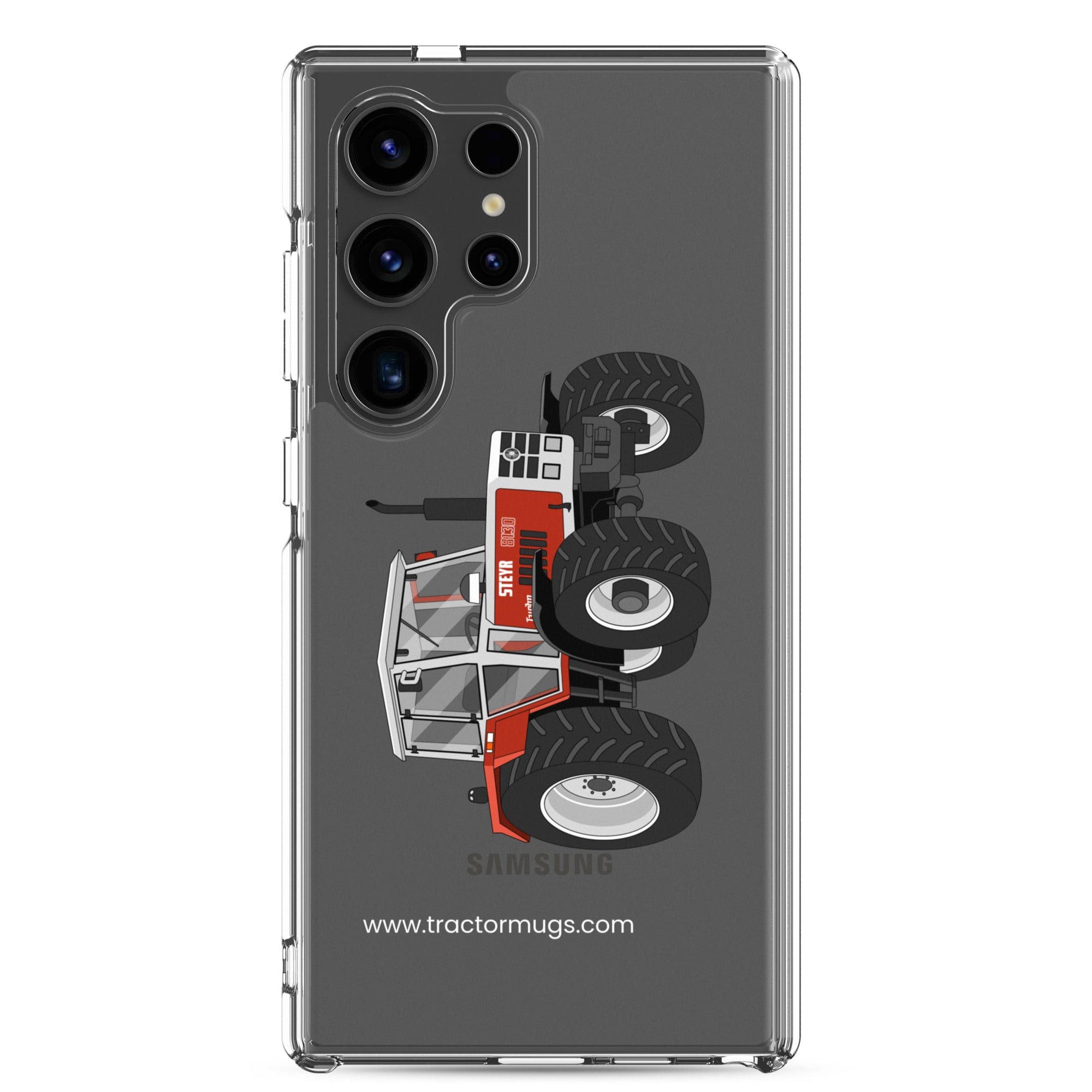 The Tractor Mugs Store Samsung Galaxy S24 Ultra Steyr 8130 | Clear Case for Samsung® Quality Farmers Merch