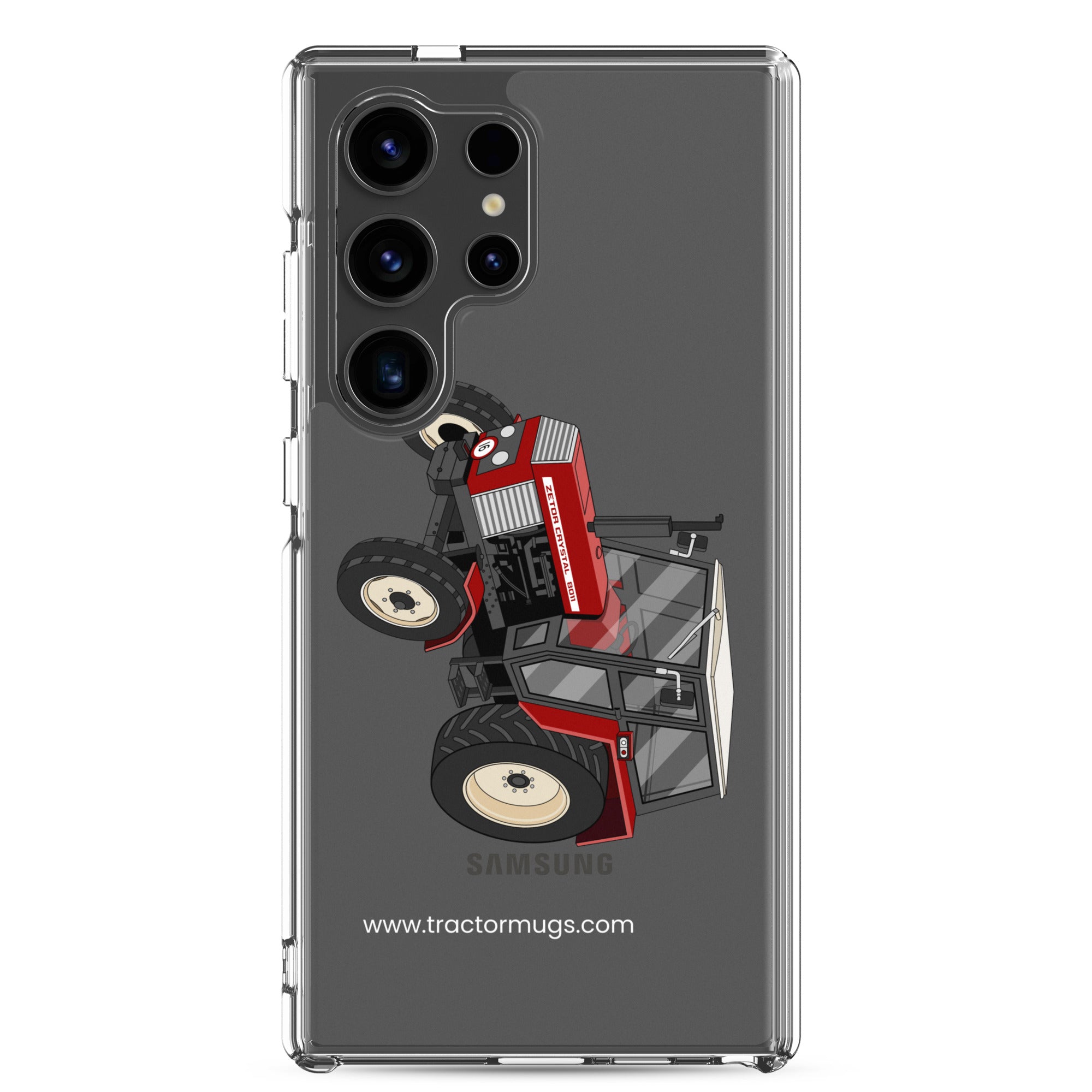 The Tractor Mugs Store Samsung Galaxy S24 Ultra Zetor Crystal 8011 | Clear Case for Samsung® Quality Farmers Merch