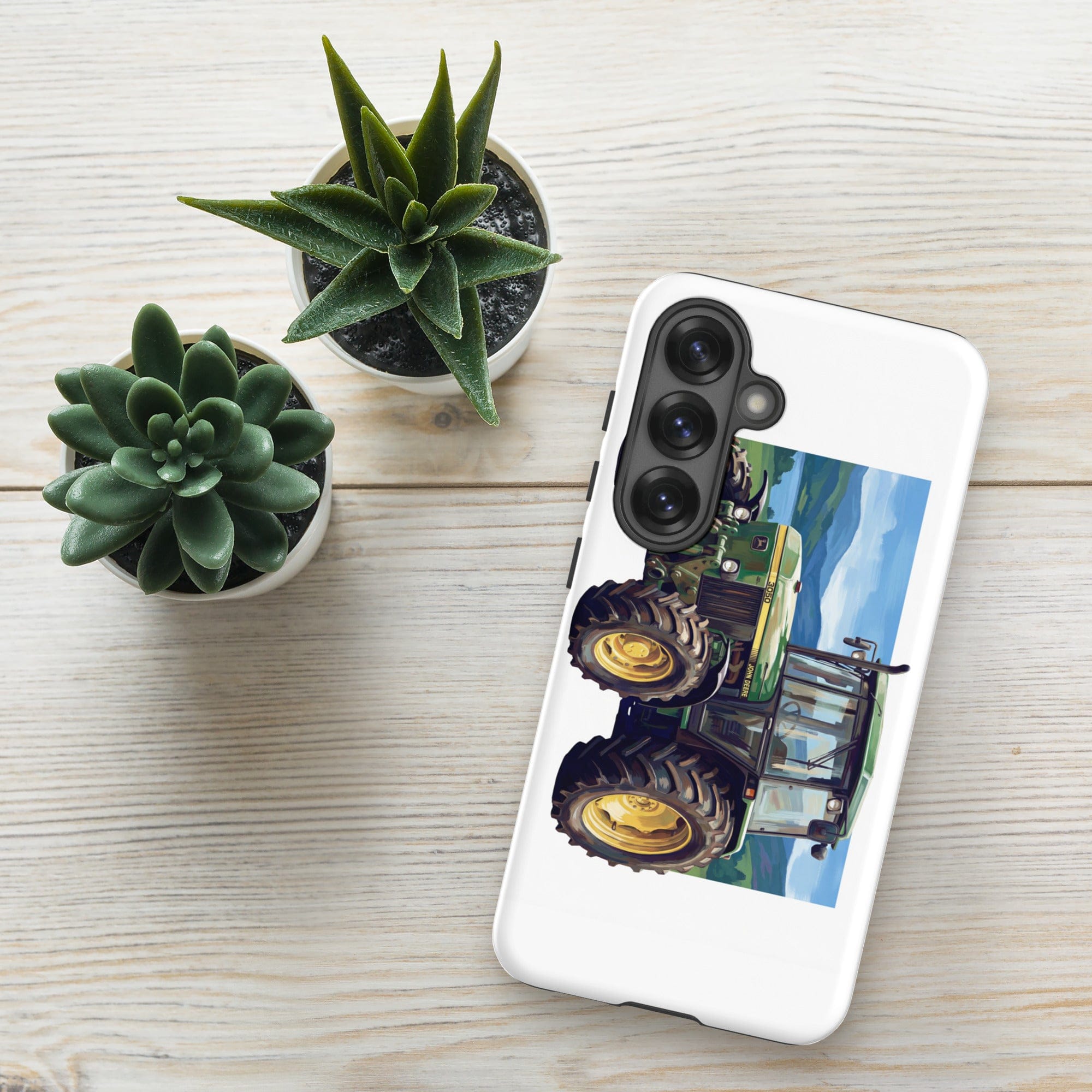 The Tractor Mugs Store Samsung Galaxy S25 John Deere 3050 | Splash Art Tough case for Samsung® Quality Farmers Merch